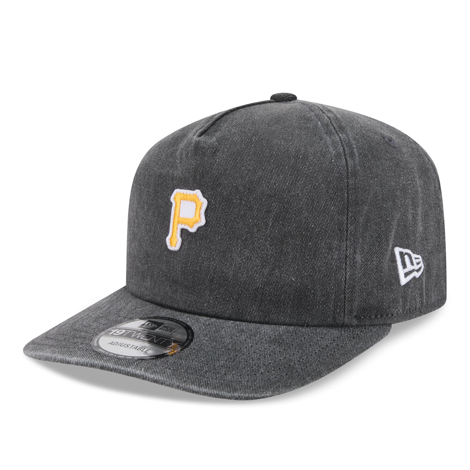Casquette New Era noire Pittsburgh Pirates 19TWENTY pour homme, micro-ajustable