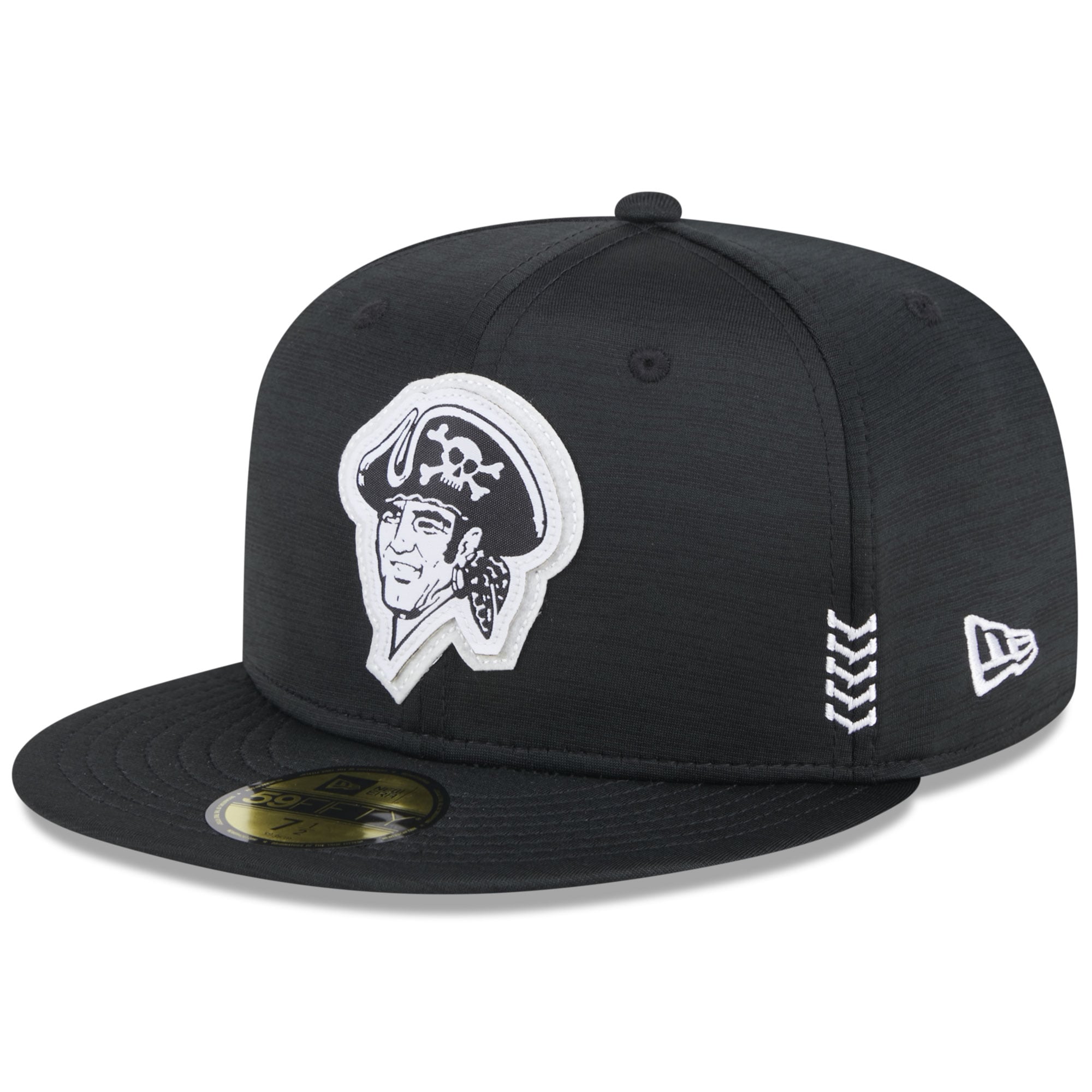 Men's New Era Black Pittsburgh Pirates 2024 Clubhouse 59FIFTY Fitted Hat