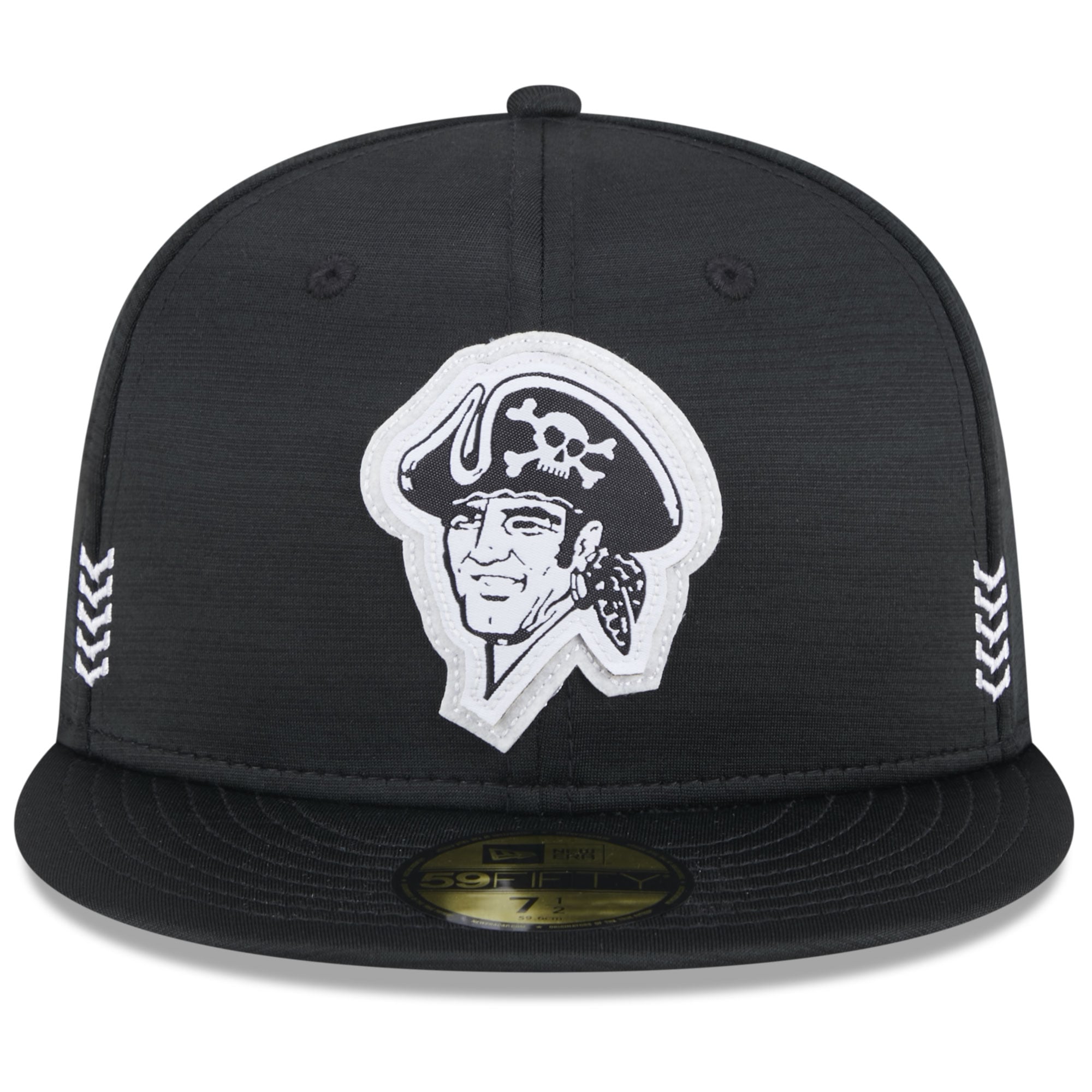 Men's New Era Black Pittsburgh Pirates 2024 Clubhouse 59FIFTY Fitted Hat