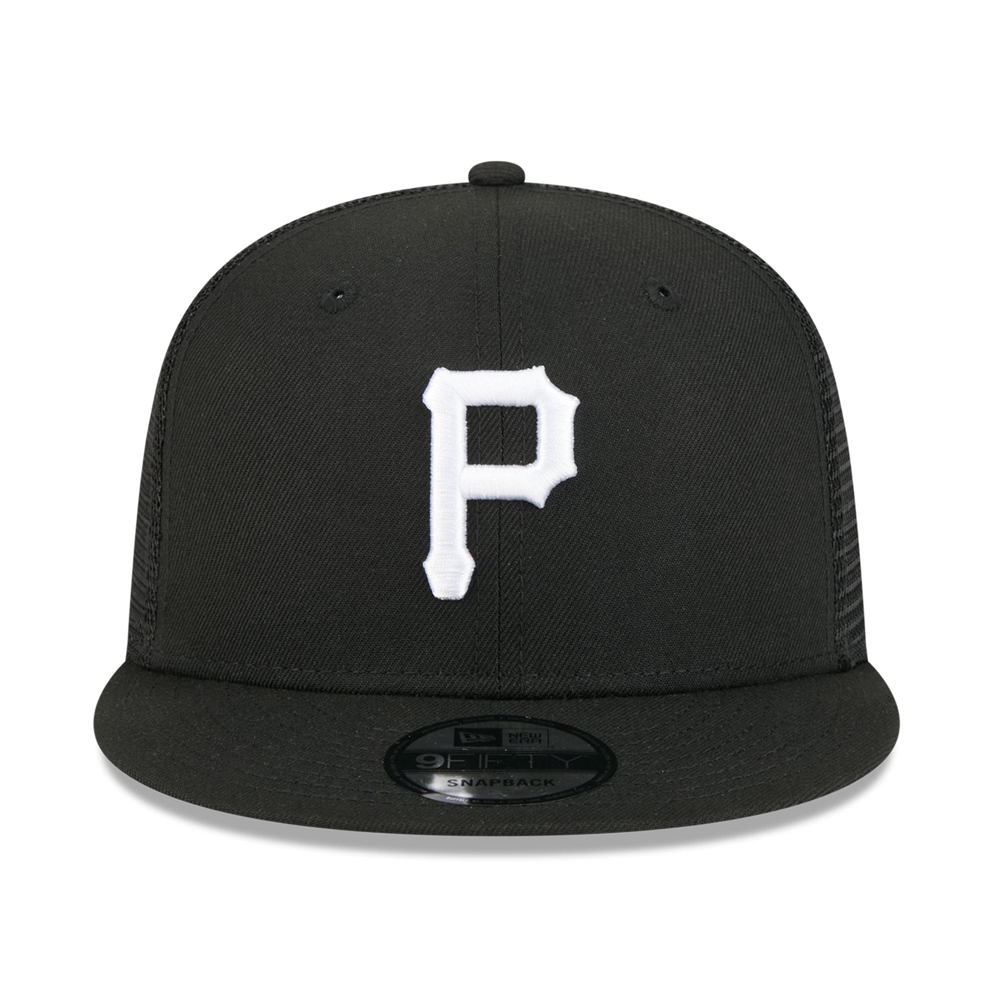 Casquette trucker ajustable New Era 9FIFTY Pittsburgh Pirates noire pour homme