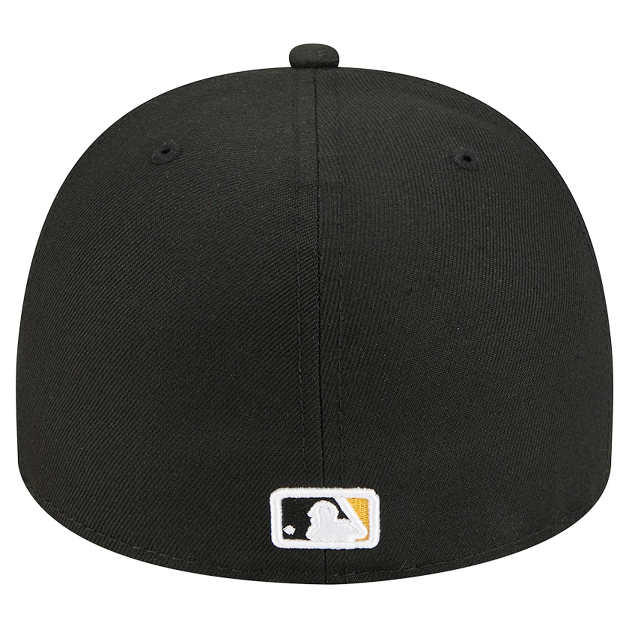 Men's New Era Black Pittsburgh Pirates Cartoon A-Frame 59FIFTY Fitted Hat