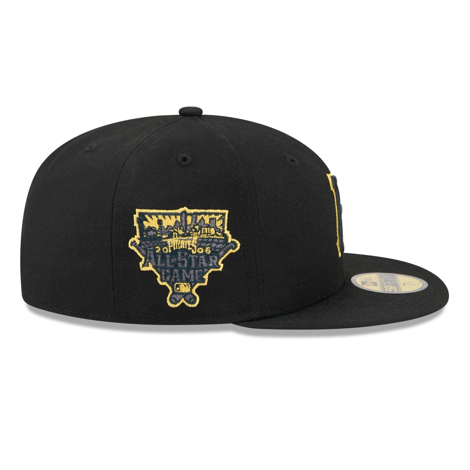 Casquette ajustée New Era 59FIFTY noire Pittsburgh Pirates pour homme