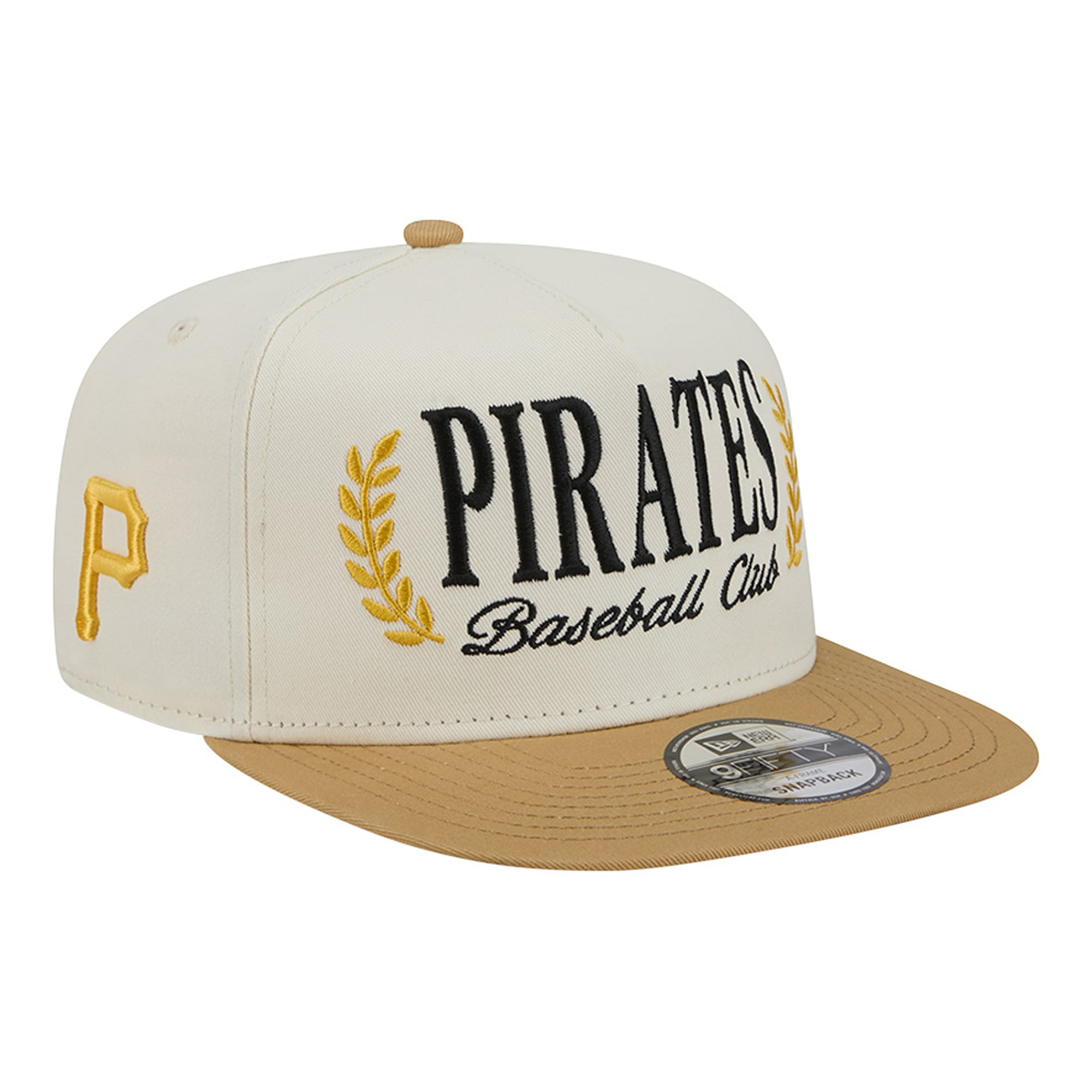 Casquette snapback New Era crème Pittsburgh Pirates Club 9FIFTY pour homme