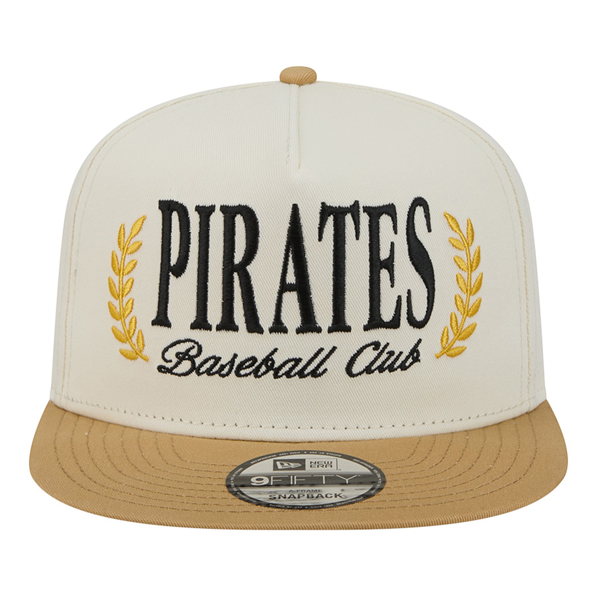 Casquette snapback New Era crème Pittsburgh Pirates Club 9FIFTY pour homme