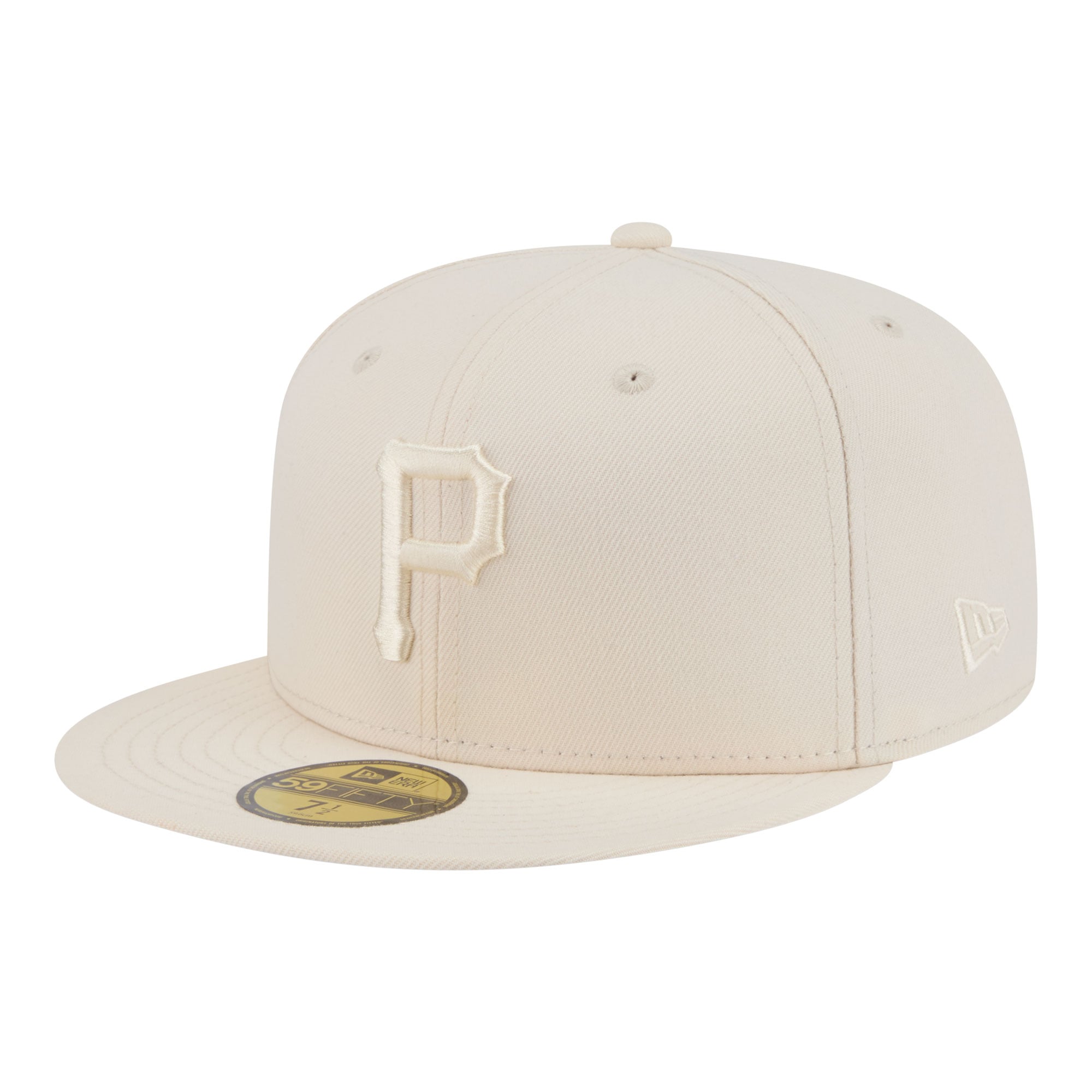 Men's New Era Cream Pittsburgh Pirates Color Pack 59FIFTY Fitted Hat