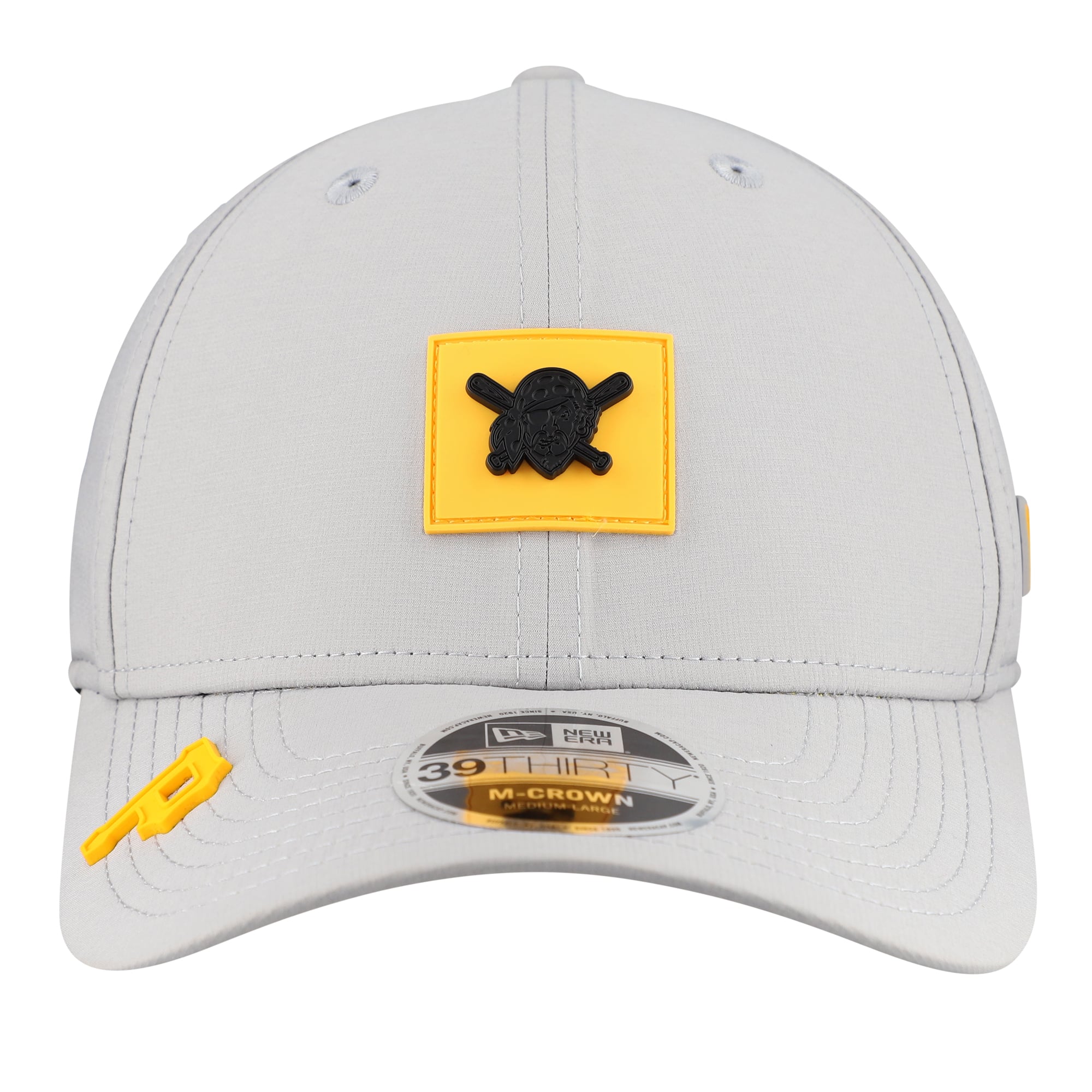 Casquette New Era Flex grise Pittsburgh Pirates 2026 Clubhouse Alternate 39THIRTY pour homme
