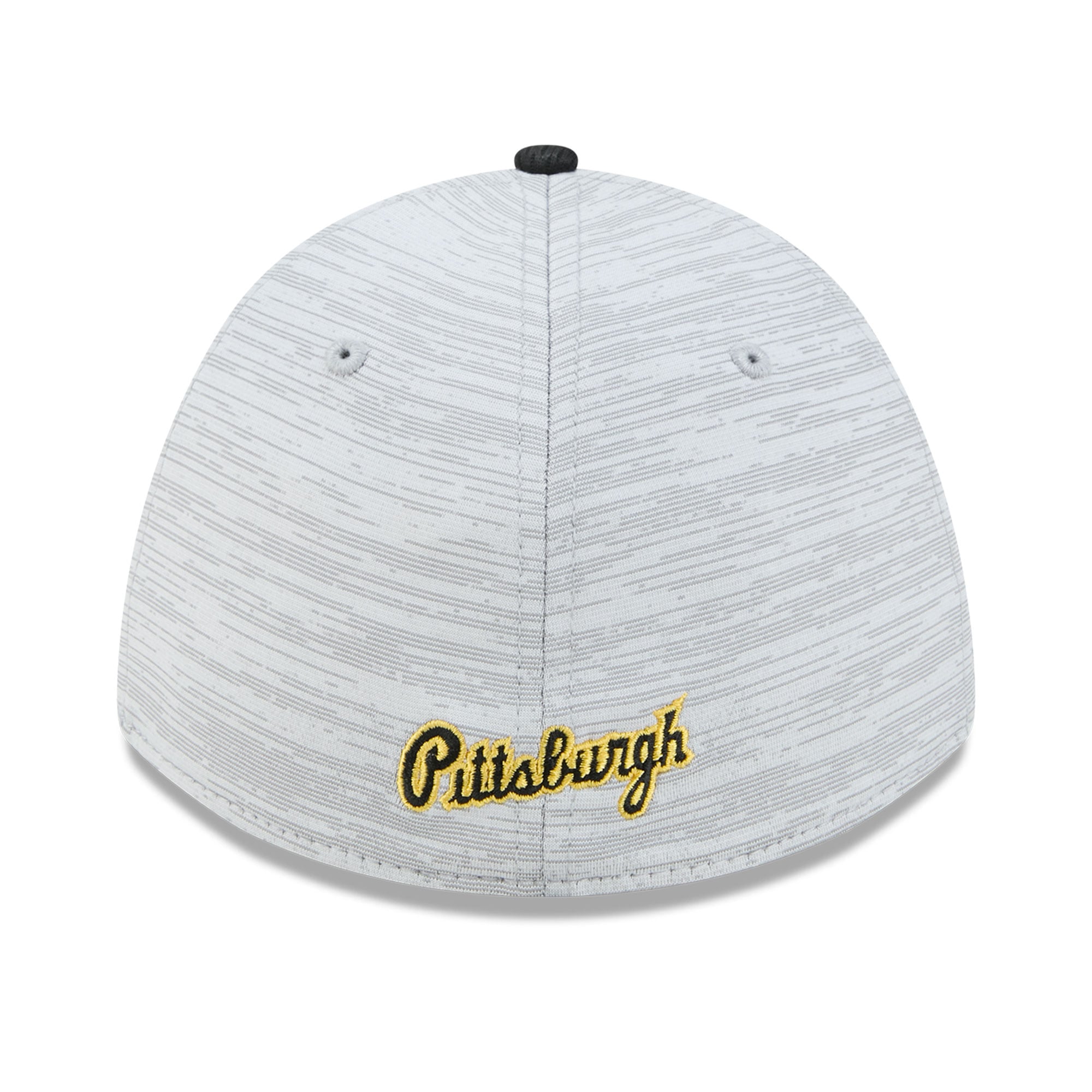 Casquette New Era Tech 39THIRTY Flex grise et noire Pittsburgh Pirates pour homme