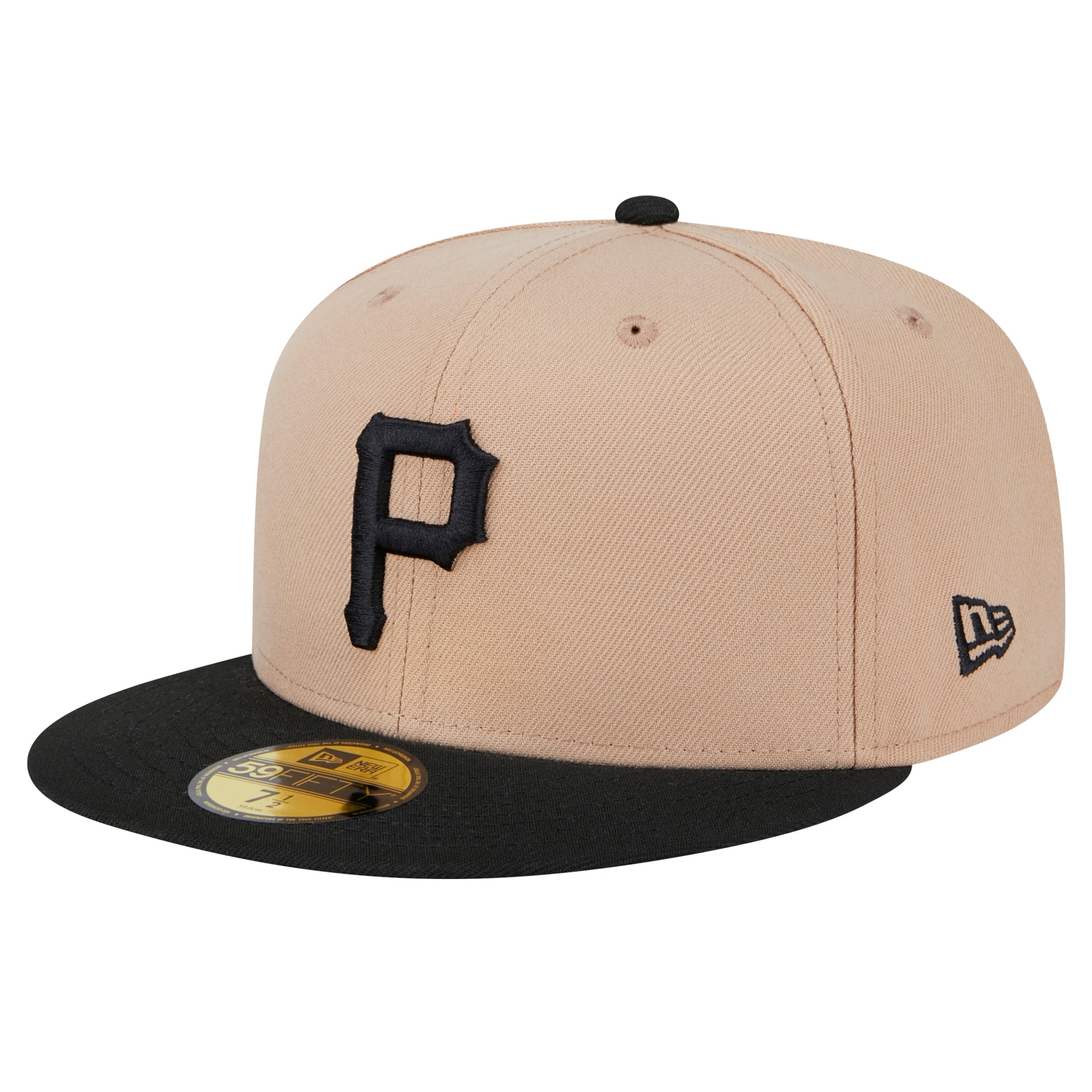 Casquette ajustée 59FIFTY des Pirates de Pittsburgh New Era kaki pour homme