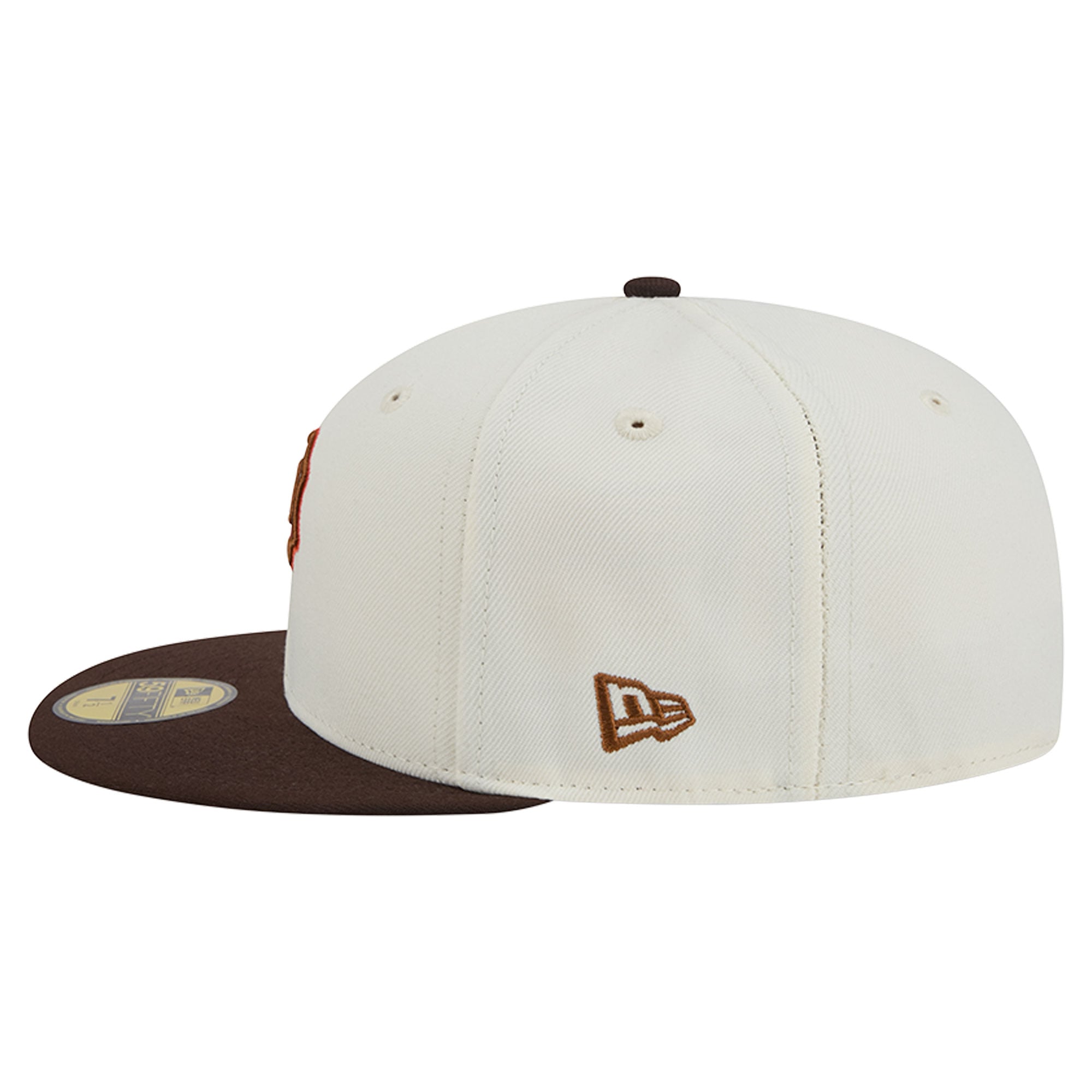 Casquette ajustée New Era 59FIFTY Pittsburgh Pirates Pumpkin Spice pour homme, couleur naturelle/marron