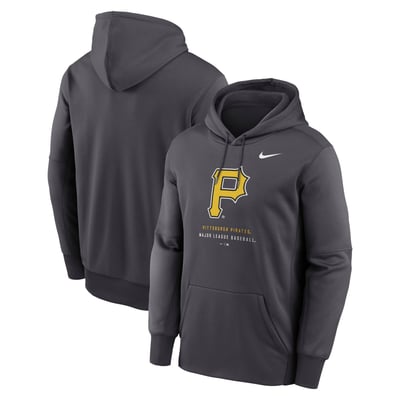 Pittsburgh Pirates Nike Therma-FIT Hoodie - Anthracite