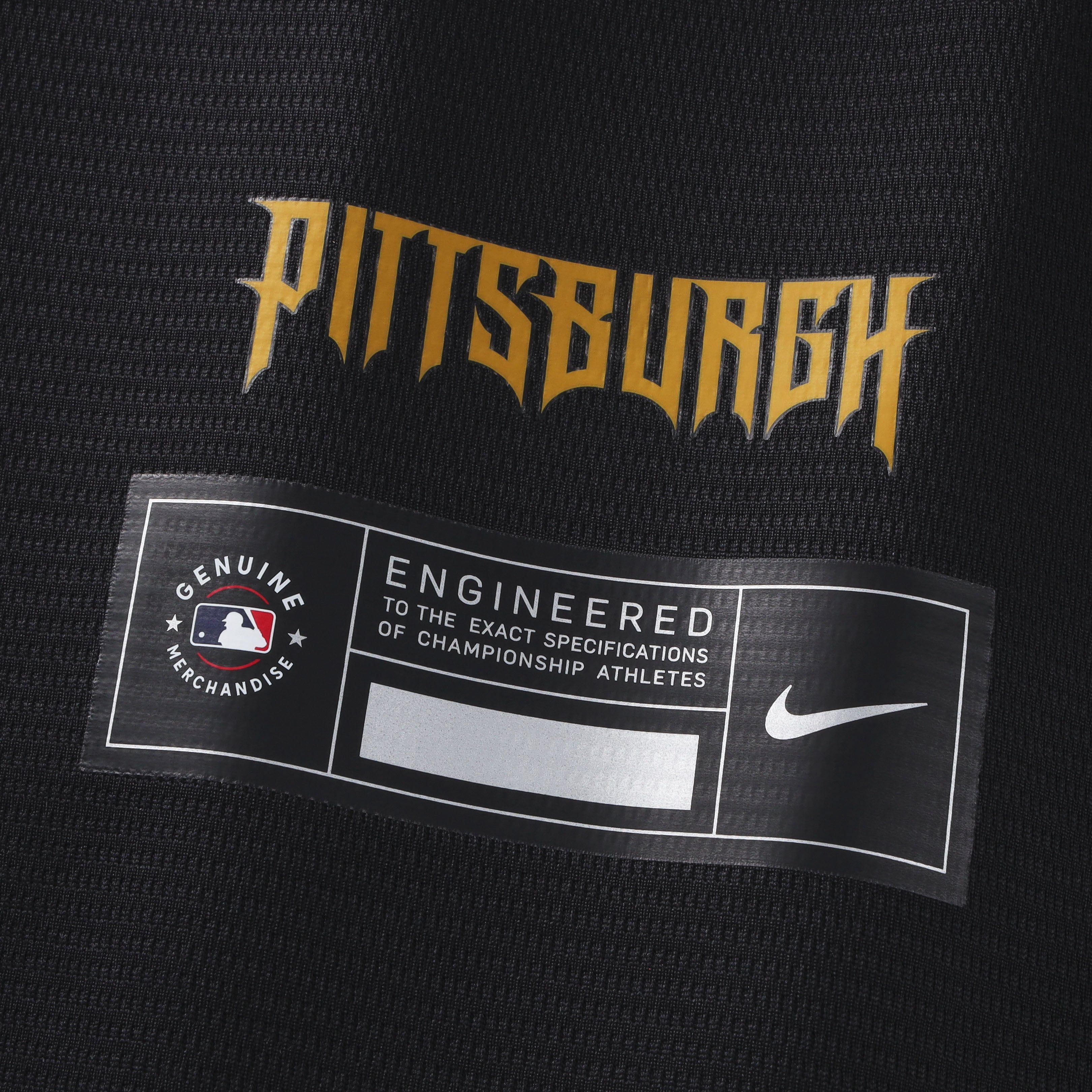 Maillot Nike noir Pittsburgh Pirates 2026 City Connect Stadium pour homme