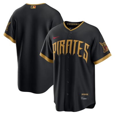  Pittsburgh Pirates Nike 2026 City Connect Stadium Jersey - Black