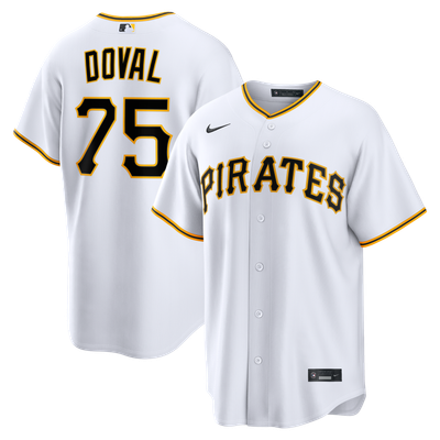 Camilo Doval Pittsburgh Pirates Nike Home Replica Jersey - White