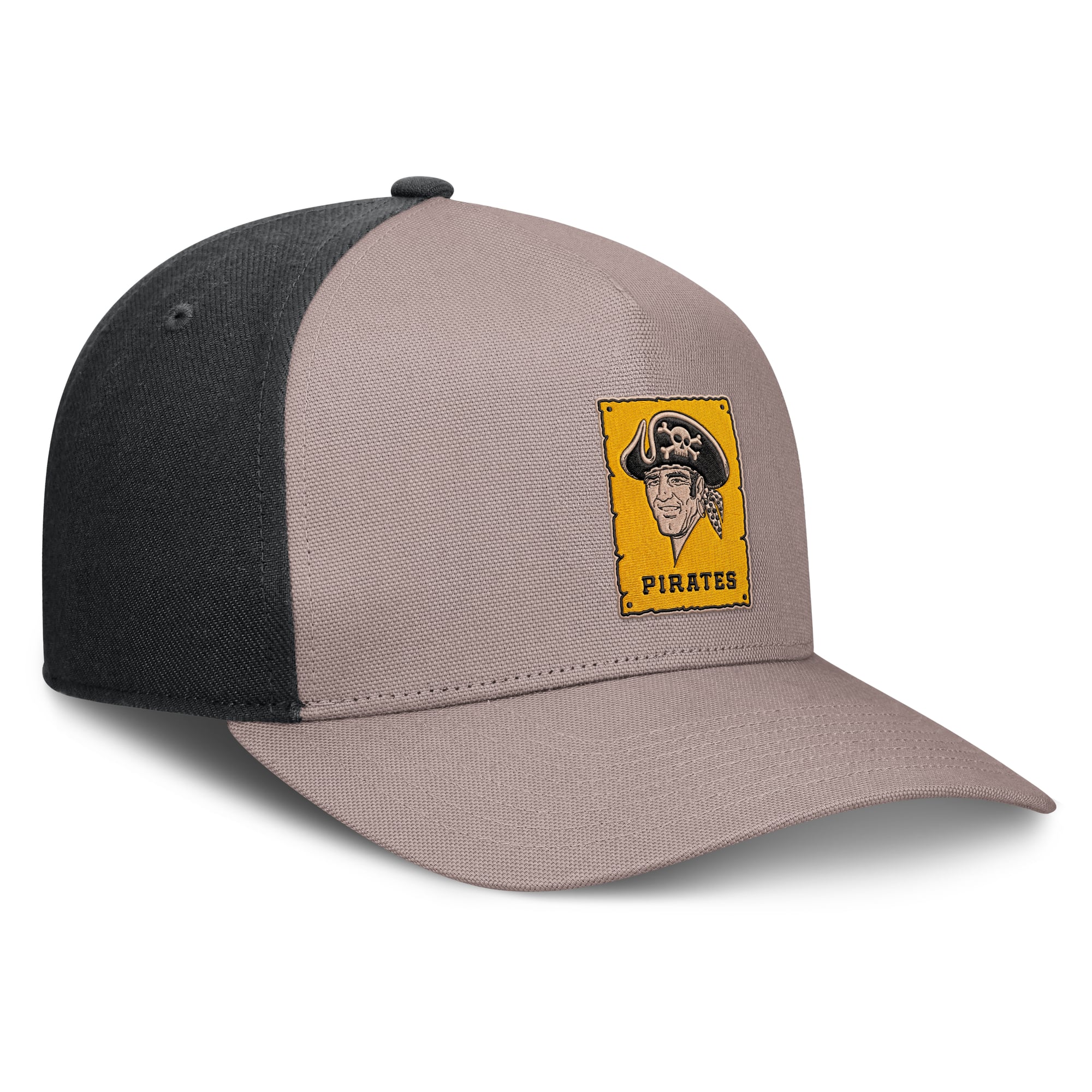 Casquette ajustable Nike Pittsburgh Pirates Cooperstown Rise A-Frame marron clair/noir pour homme