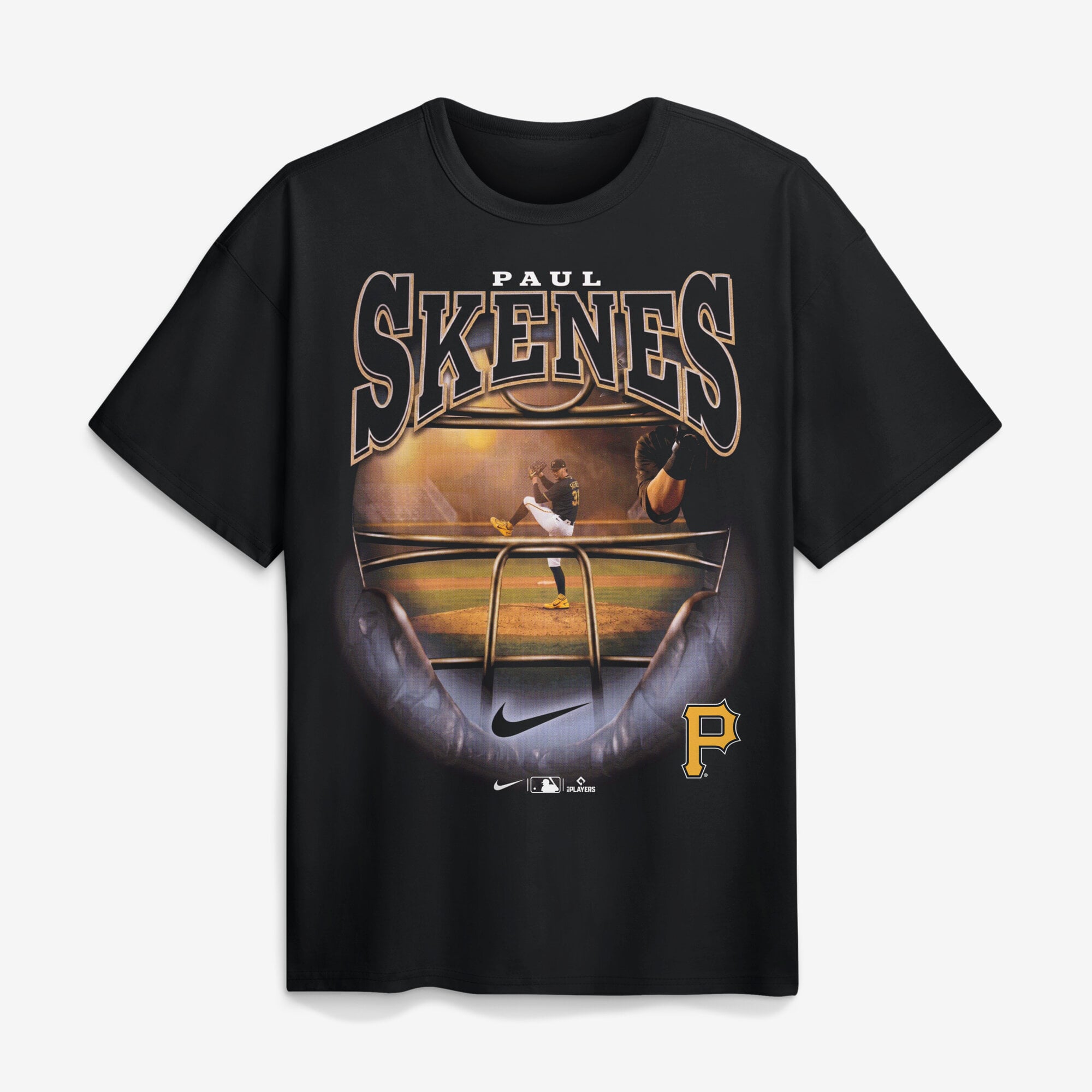 Men's Nike Paul Skenes Black Pittsburgh Pirates Max90 Graphic T-Shirt