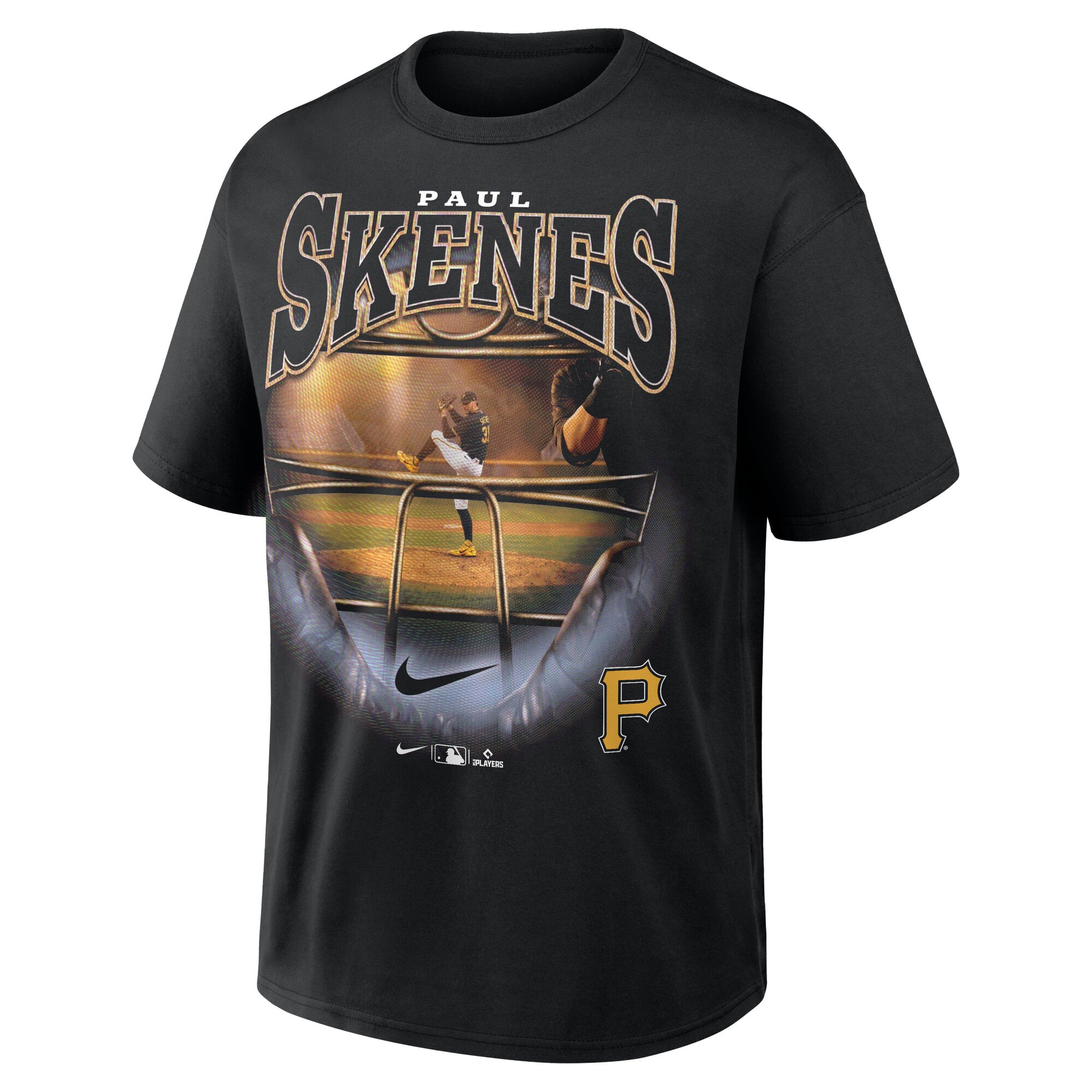 Men's Nike Paul Skenes Black Pittsburgh Pirates Max90 Graphic T-Shirt