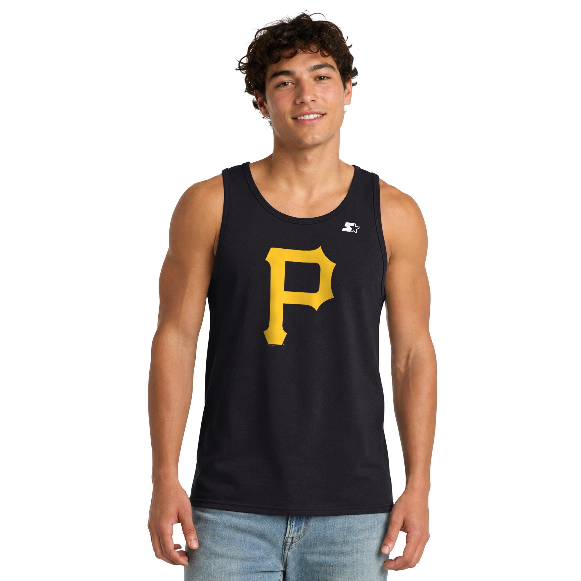 Débardeur noir Starter Pittsburgh Pirates pour homme