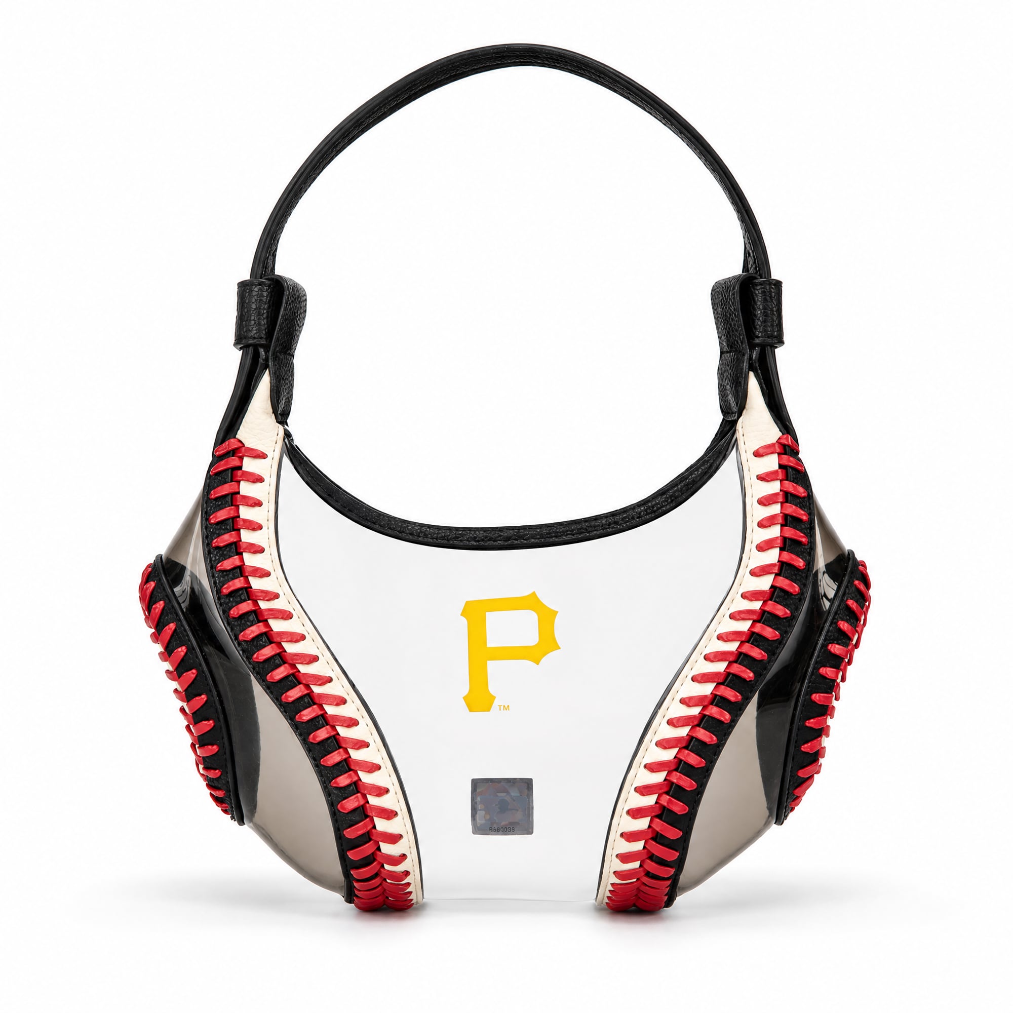 Montana West Pittsburgh Pirates Clear Slouchy Shoulder Bag