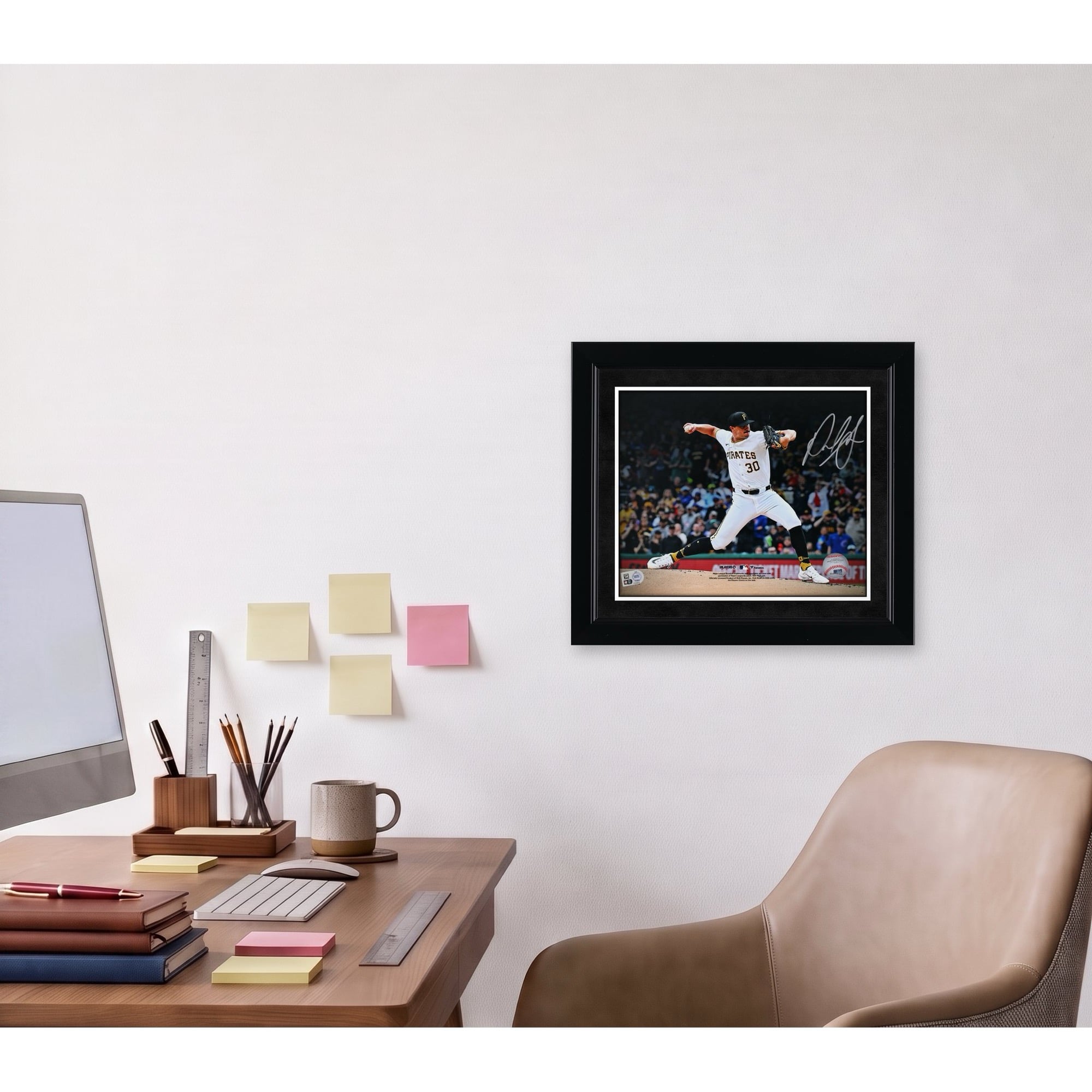 Paul Skenes Pittsburgh Pirates Autographed 8" x 10" MLB Debut Pitching Photograph