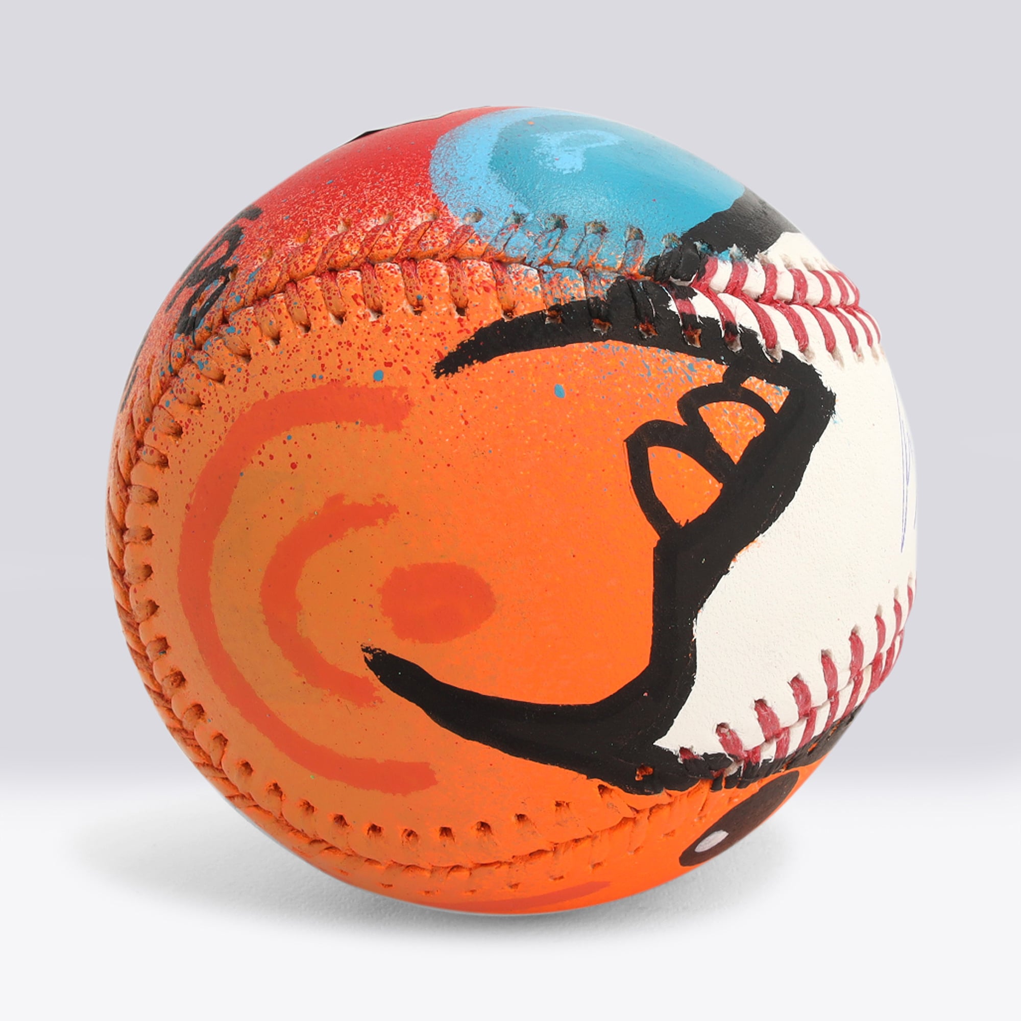 Balle de baseball autographiée par Paul Skenes (Pittsburgh Pirates) - Illustration par JPO - Édition limitée n° 1/1 - NF70444596