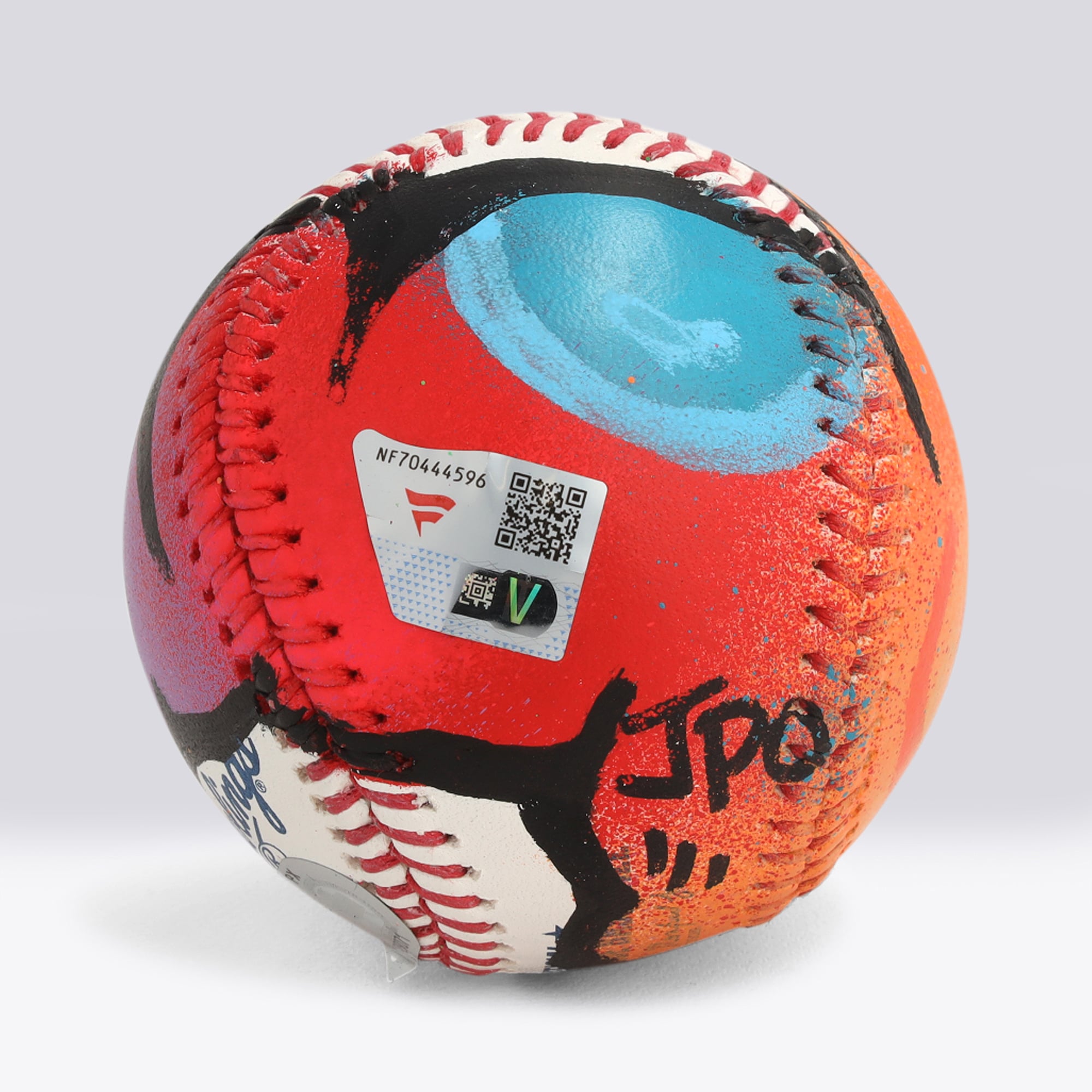 Balle de baseball autographiée par Paul Skenes (Pittsburgh Pirates) - Illustration par JPO - Édition limitée n° 1/1 - NF70444596