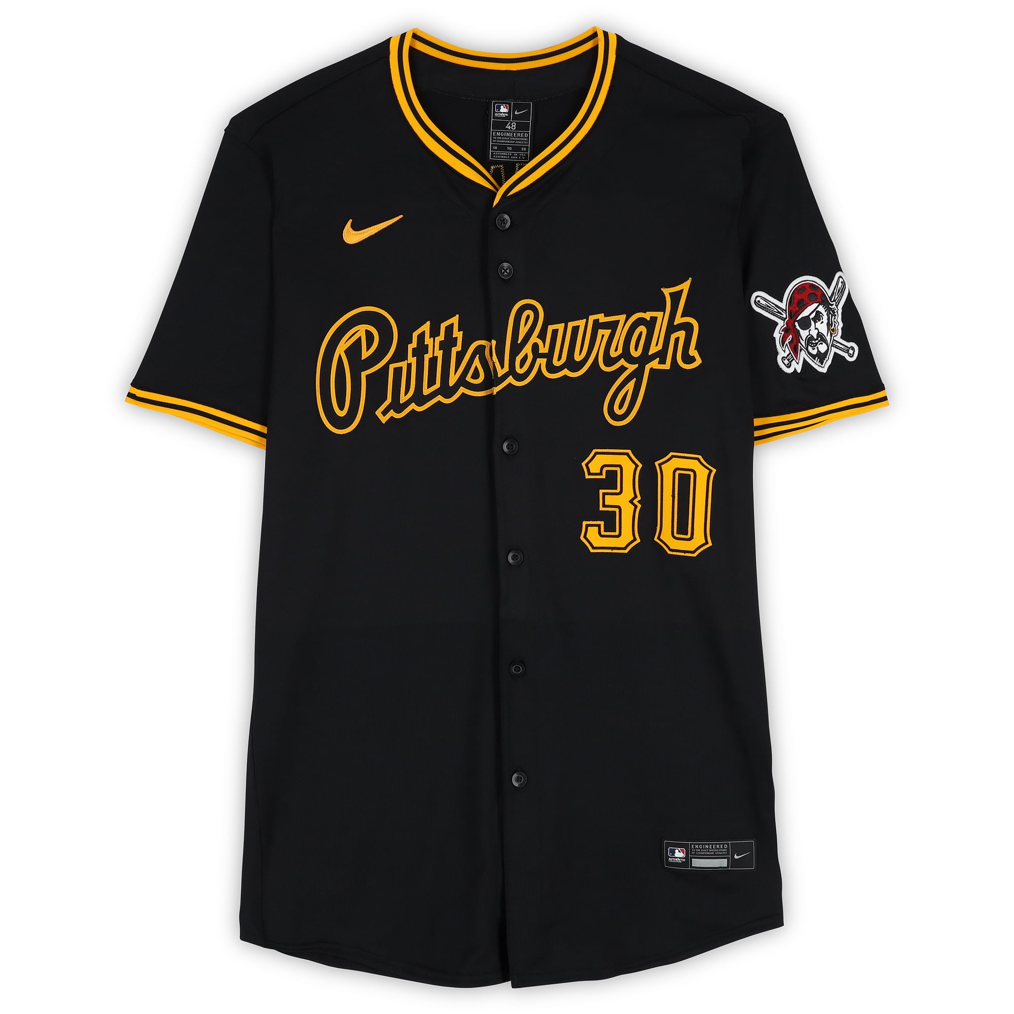 V106832 Maillot Nike Elite noir autographié par Paul Skenes des Pirates de Pittsburgh, avec plusieurs inscriptions - Édition limitée à 10 exemplaires. Paul Skenes AUT BB JERSEY 46164 AUTJERBSB JRSYSK0070 #2