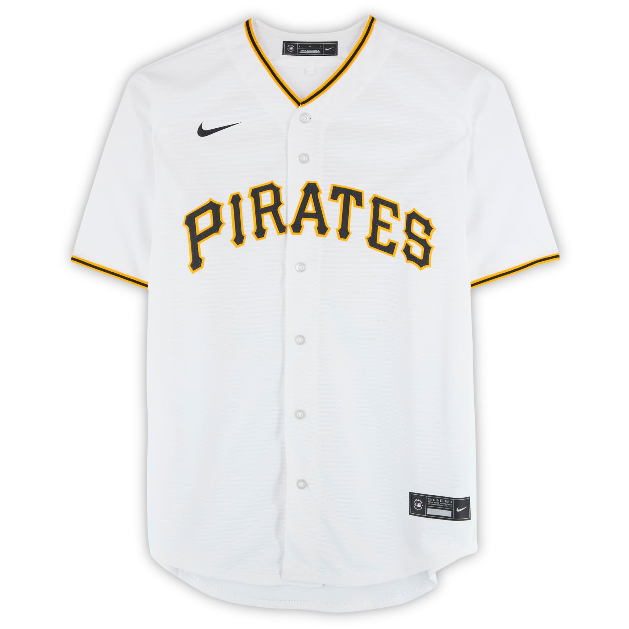 Maillot réplique blanc Nike autographié par Paul Skenes des Pirates de Pittsburgh, avec plusieurs inscriptions pour ses débuts en MLB - Édition limitée à 25 exemplaires