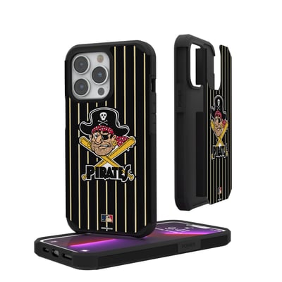 Pittsburgh Pirates Pinstripe Cooperstown Design iPhone Rugged Case