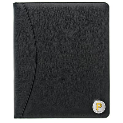 Pittsburgh Pirates Zippered Leather Portfolio
