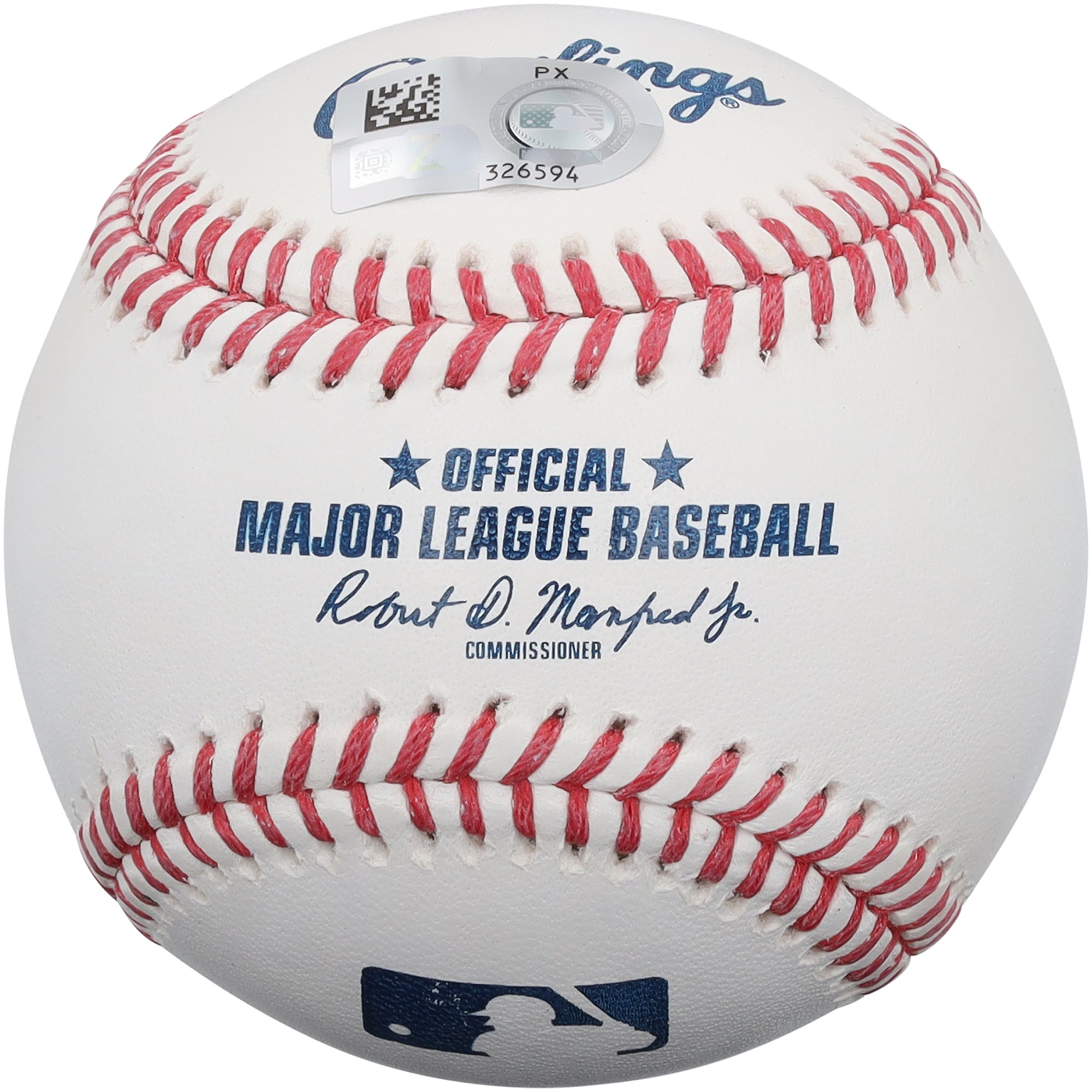 Balle de baseball autographiée par Seth Hernandez des Pirates de Pittsburgh avec inscription « Choix n° 6 de la saison 2025 »