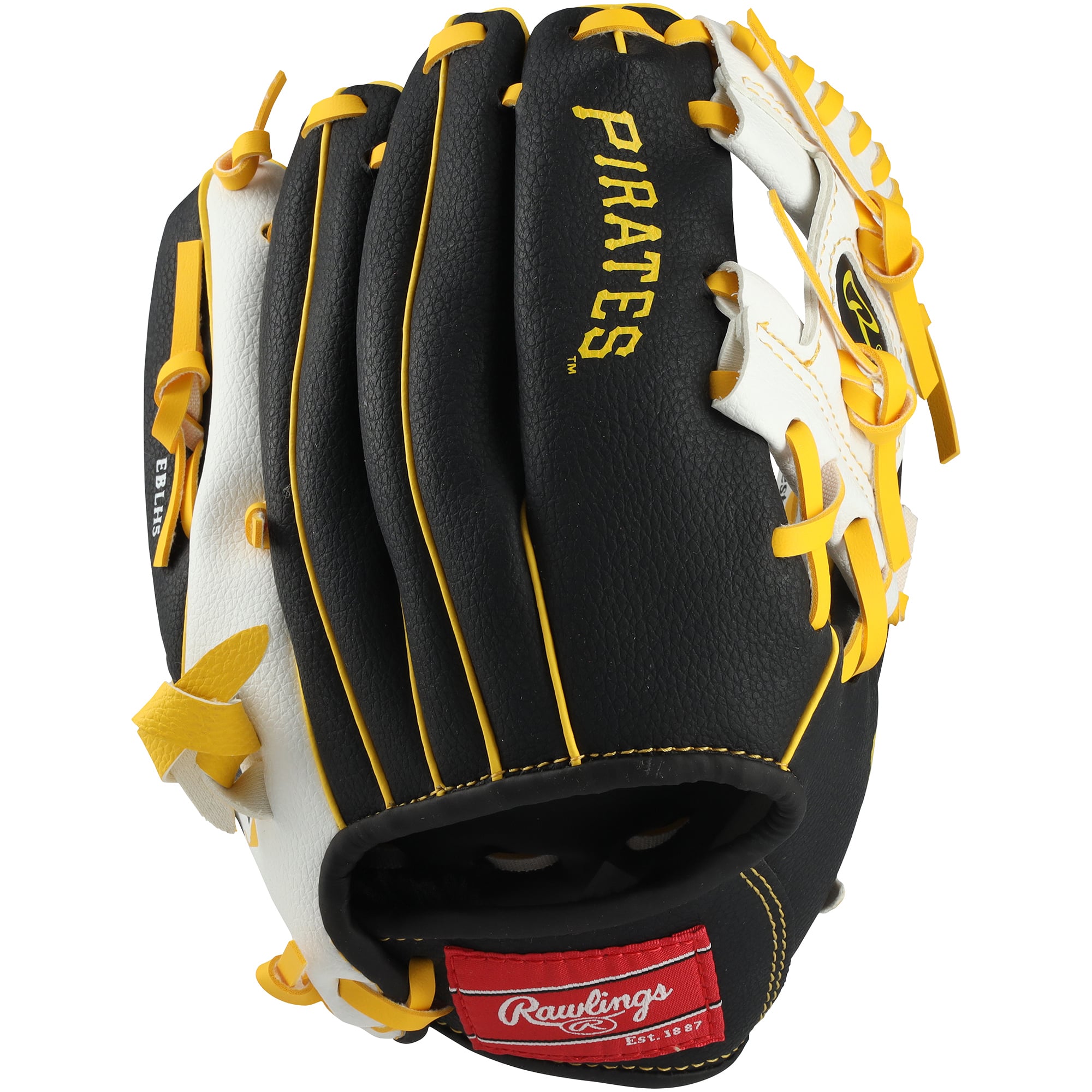 Gant de collection Rawlings 10" autographié par Seth Hernandez, des Pirates de Pittsburgh, avec logo de l'équipe