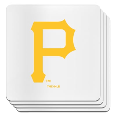 Pittsburgh Pirates The Memory Company Square Ceramic Coaster Set