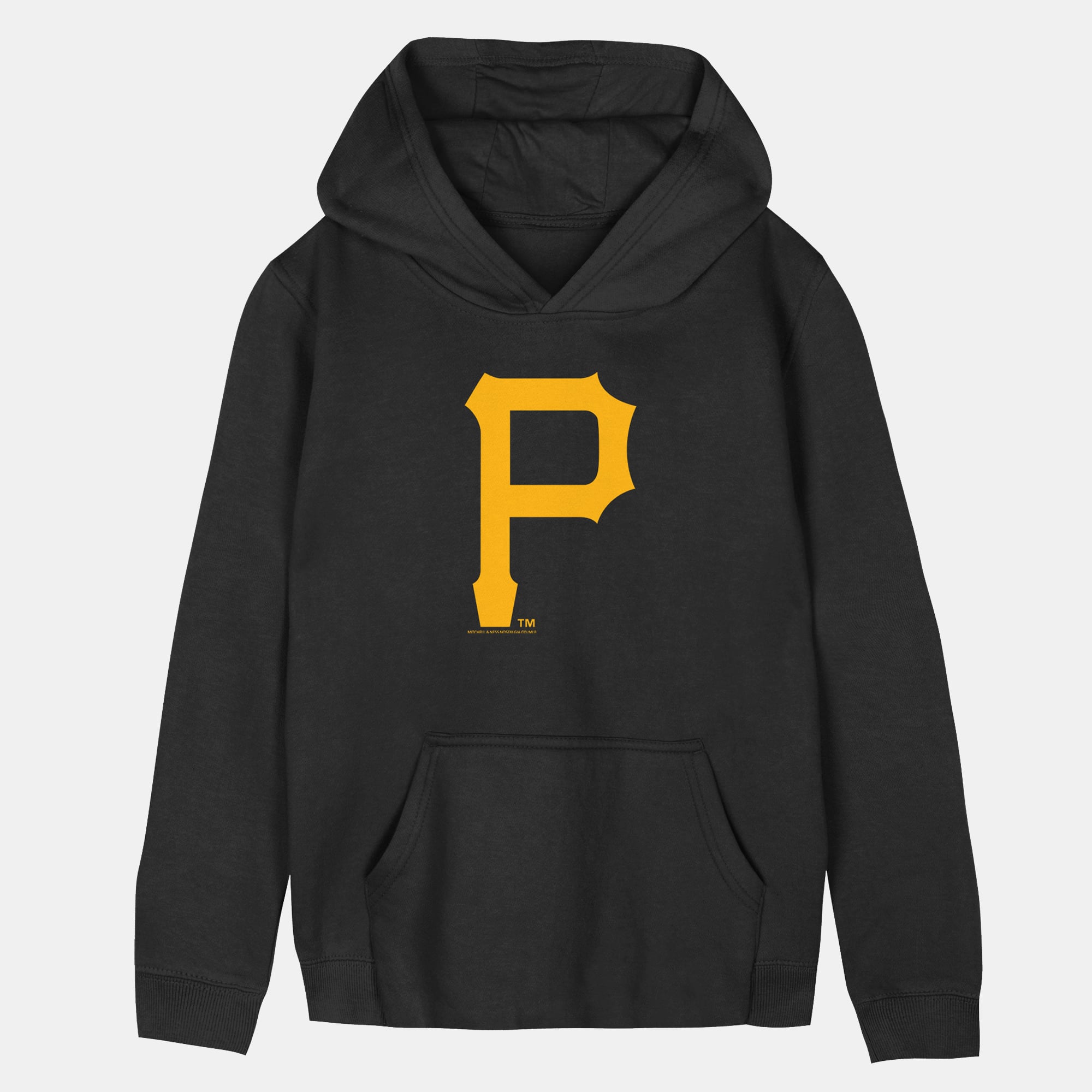 Toddler Mitchell & Ness Black Pittsburgh Pirates Retro Logo Hoodie