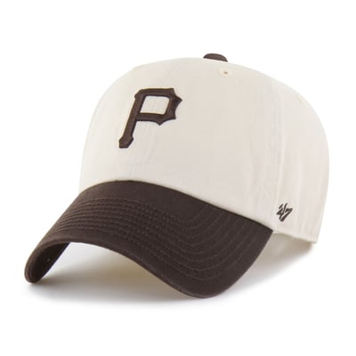  Pittsburgh Pirates '47 Unisex Two-Tone Fashion Clean Up Adjustable Hat - Natural/Brown