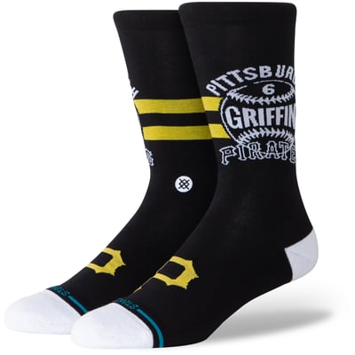 Konnor Griffin Pittsburgh Pirates Stance Unisex Stitches Crew Socks - Black