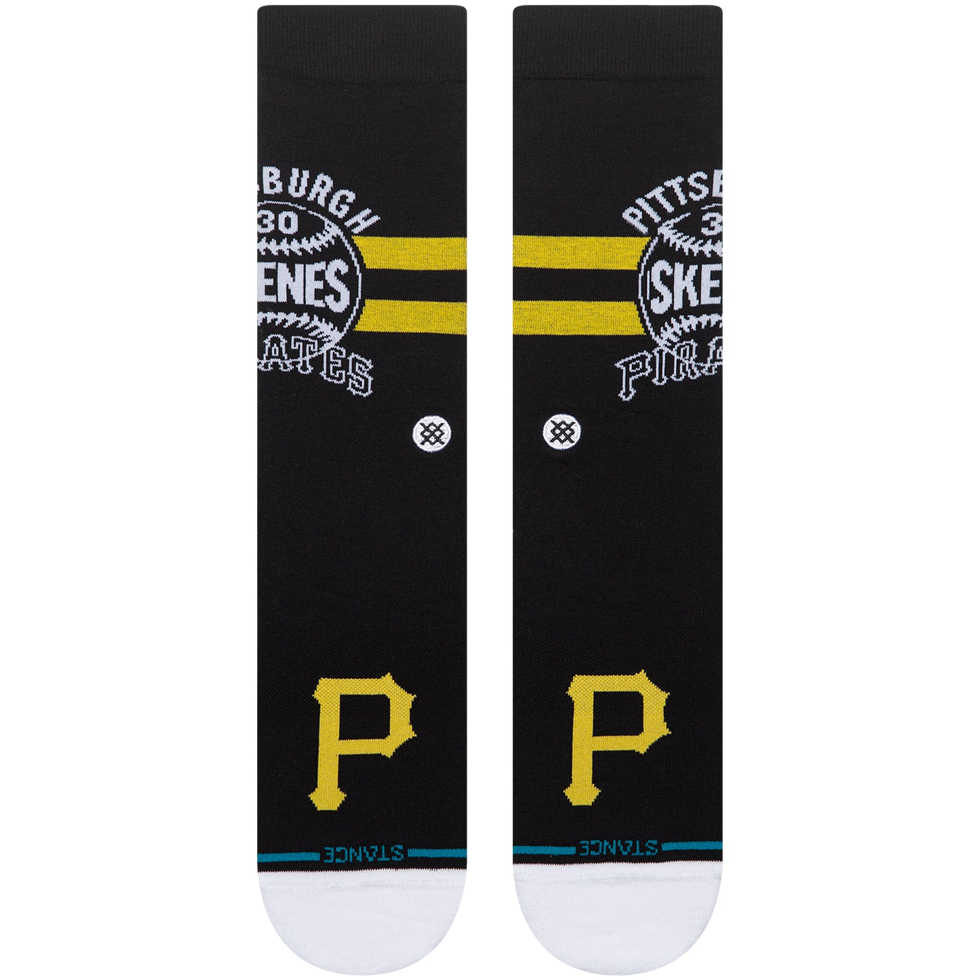 Chaussettes unisexes Stance Paul Skenes noires Pittsburgh Pirates Stitches