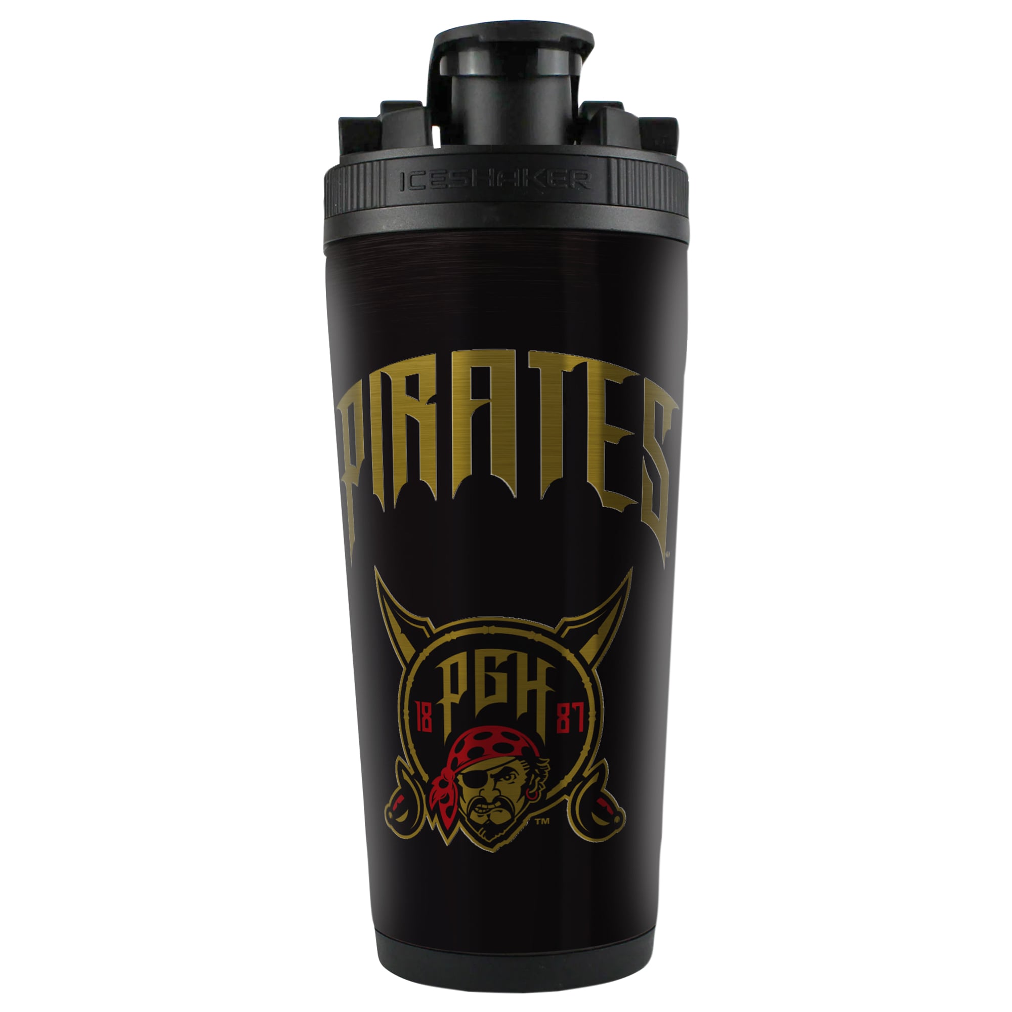 WinCraft Pittsburgh Pirates 2026 City Connect 26oz. 4D Ice Shaker Bottle