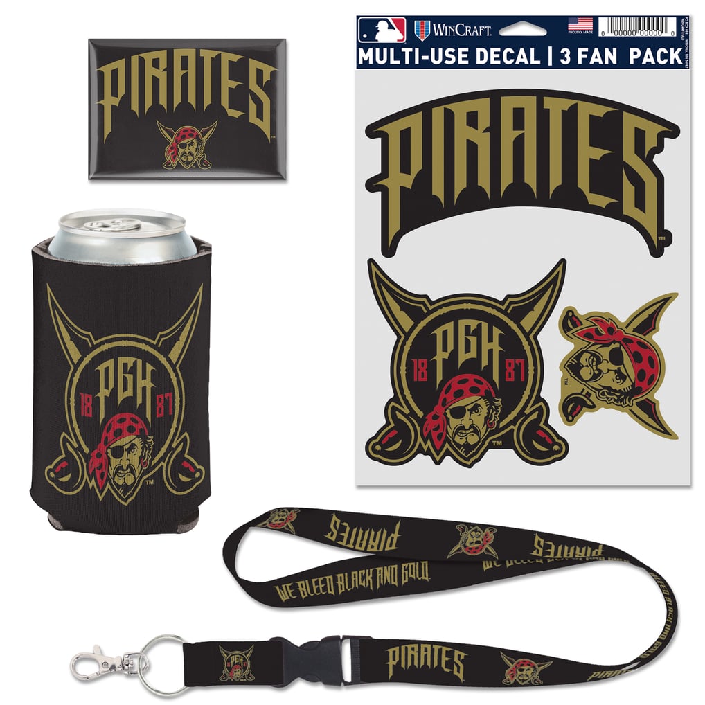 Pack de 4 figurines Pittsburgh Pirates WinCraft 2026 City Connect pour supporters