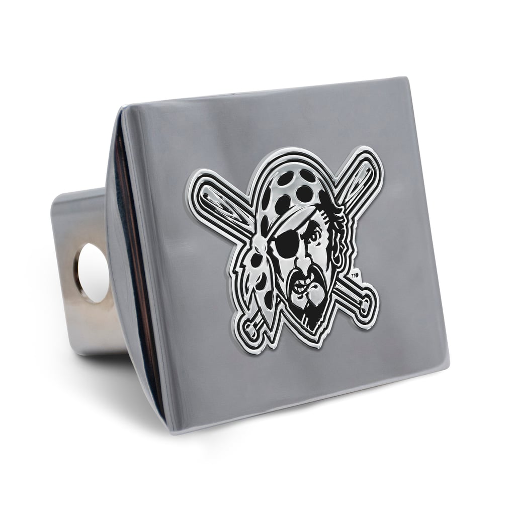 Cache-attelage en métal chromé WinCraft Premium des Pirates de Pittsburgh