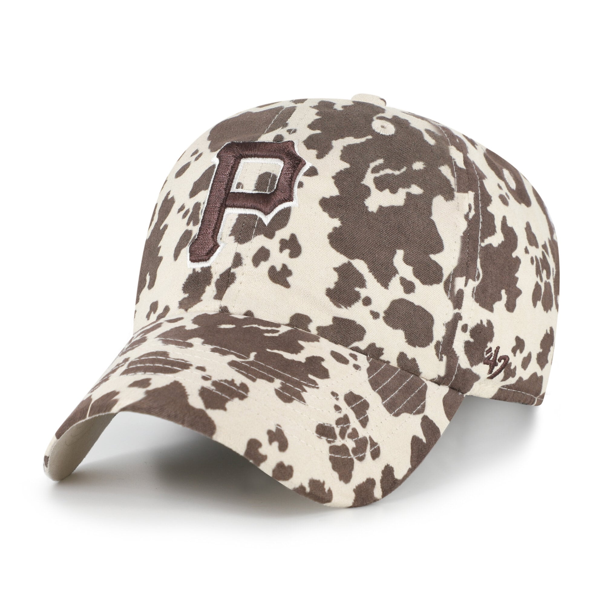 Casquette ajustable pour femme Pittsburgh Pirates « Bessie Clean Up » naturelle n° 47