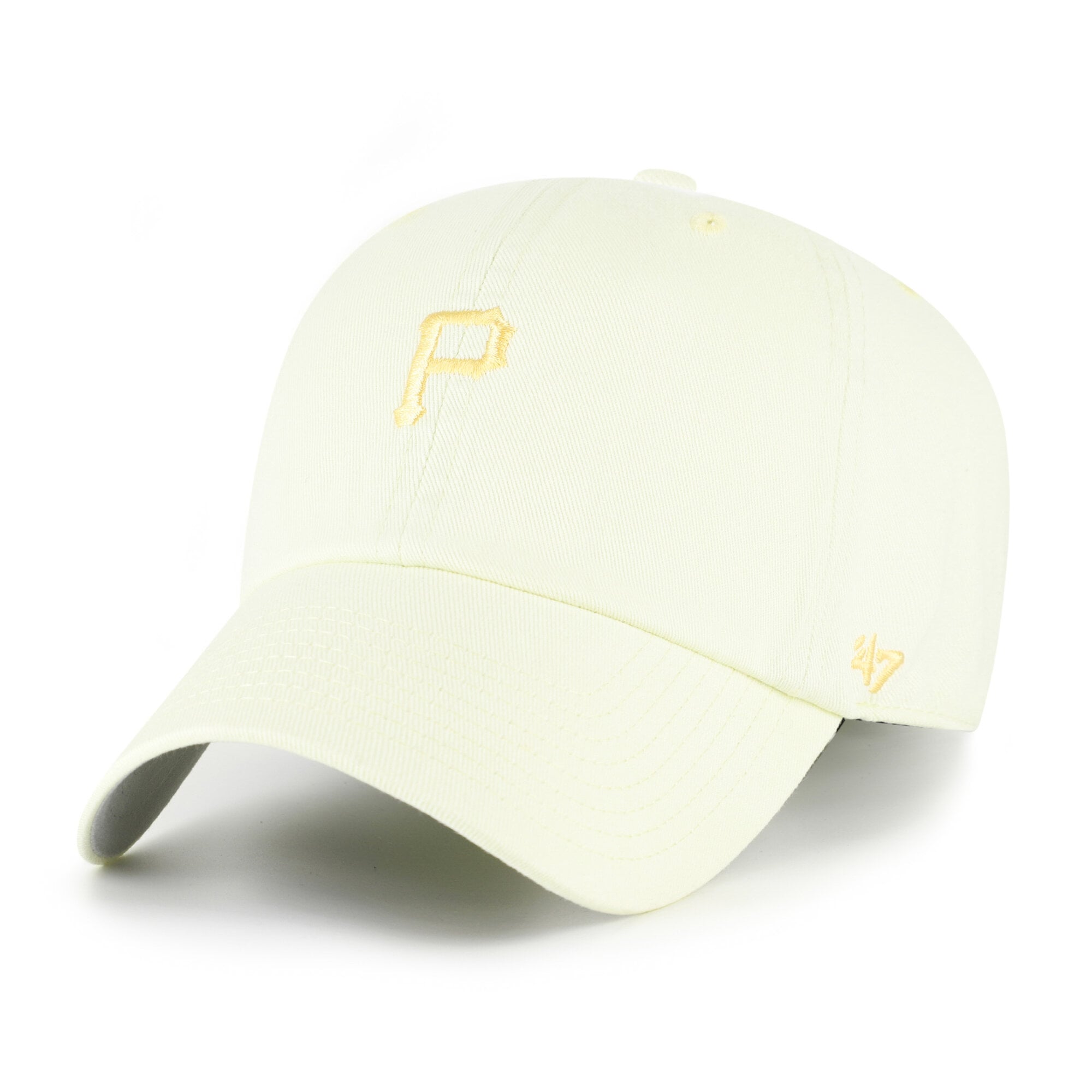 Casquette ajustable Pittsburgh Pirates « Pastel Clean Up » jaune n° 47 pour femme