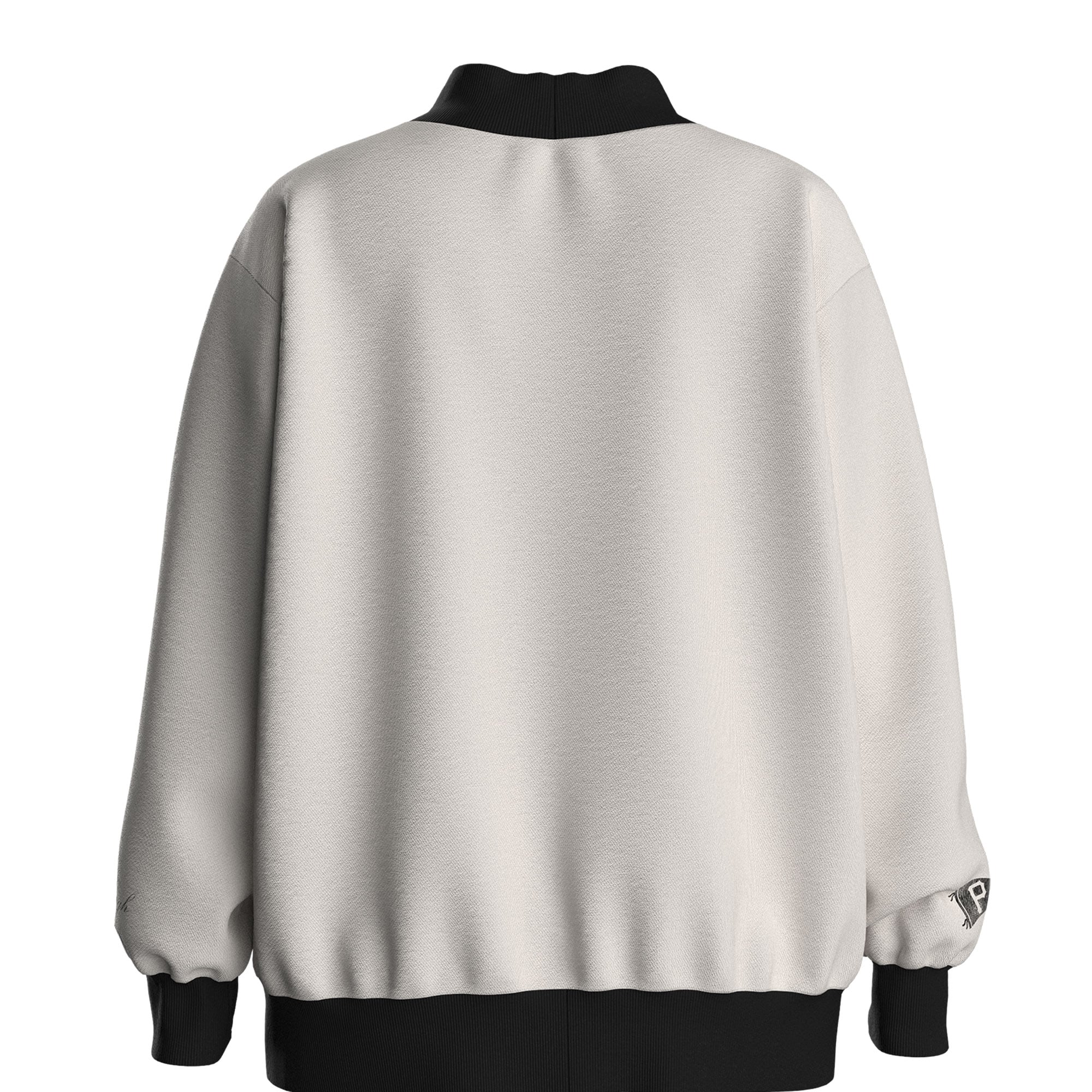 Women's Fanatics Cream Pittsburgh Pirates City Abbreviation Funnel Neck Fleece Sweatshirt