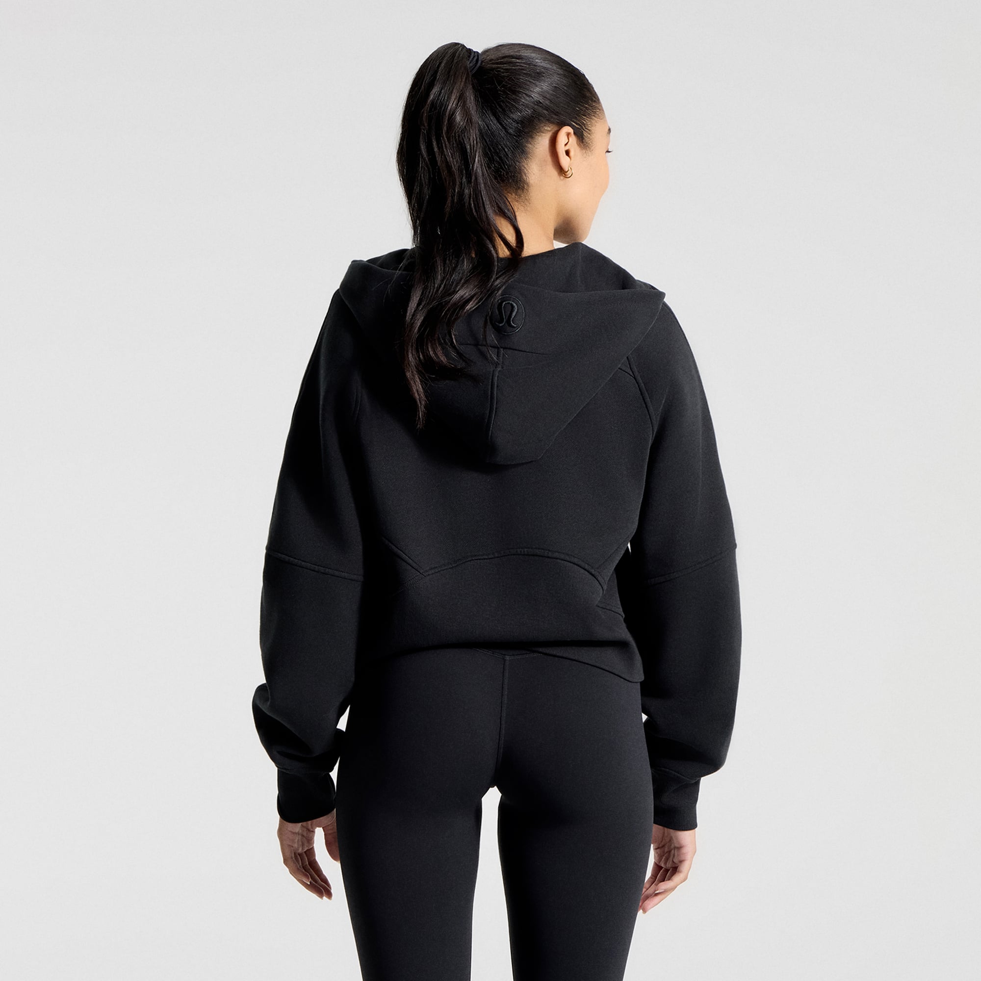 Sweat à capuche zippé oversize Pittsburgh Pirates noir pour femme de lululemon