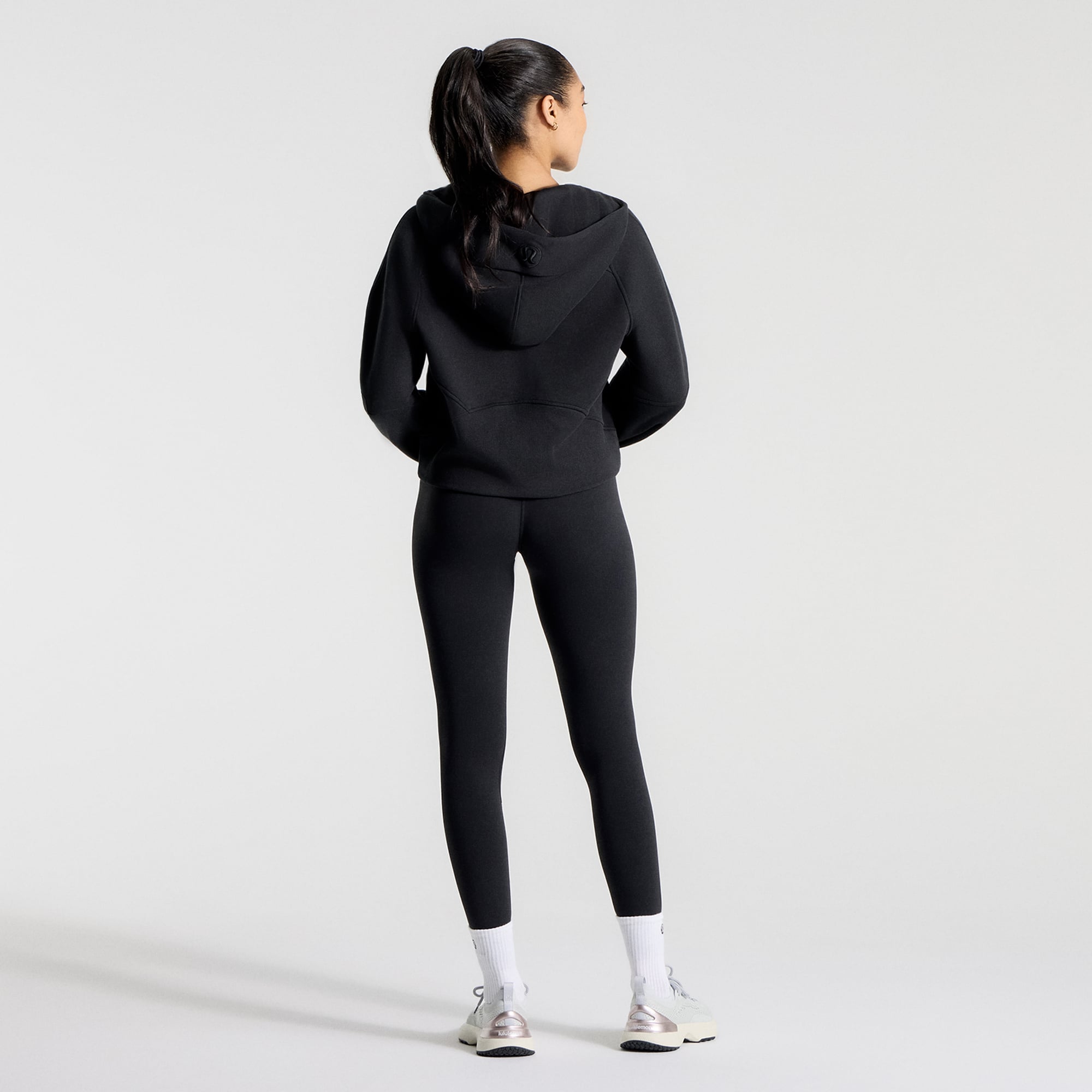Sweat à capuche zippé oversize Pittsburgh Pirates noir pour femme de lululemon