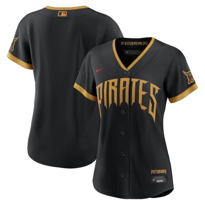  Pittsburgh Pirates Nike Women's 2026 City Connect Stadium Jersey - Black