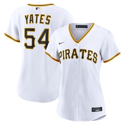Kirby Yates Pittsburgh Pirates Nike Women's Home Replica Jersey - White