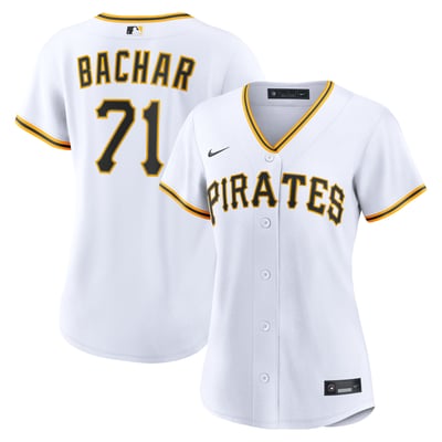 Lake Bachar Pittsburgh Pirates Nike Women's Home Replica Jersey - White