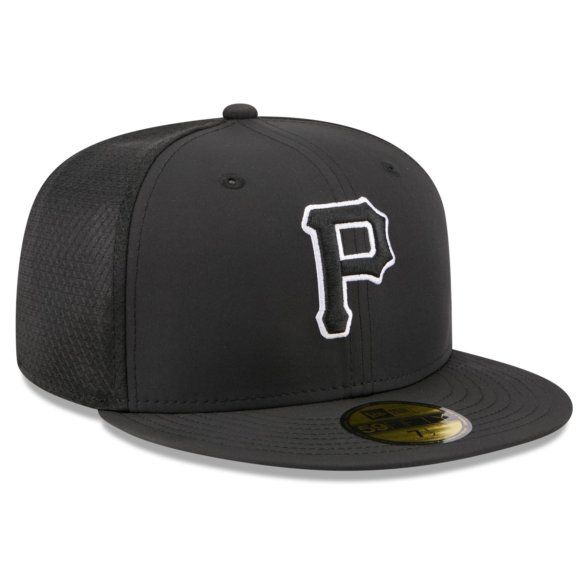 Youth New Era Black Pittsburgh Pirates Batting Practice 59FIFTY Fitted Hat