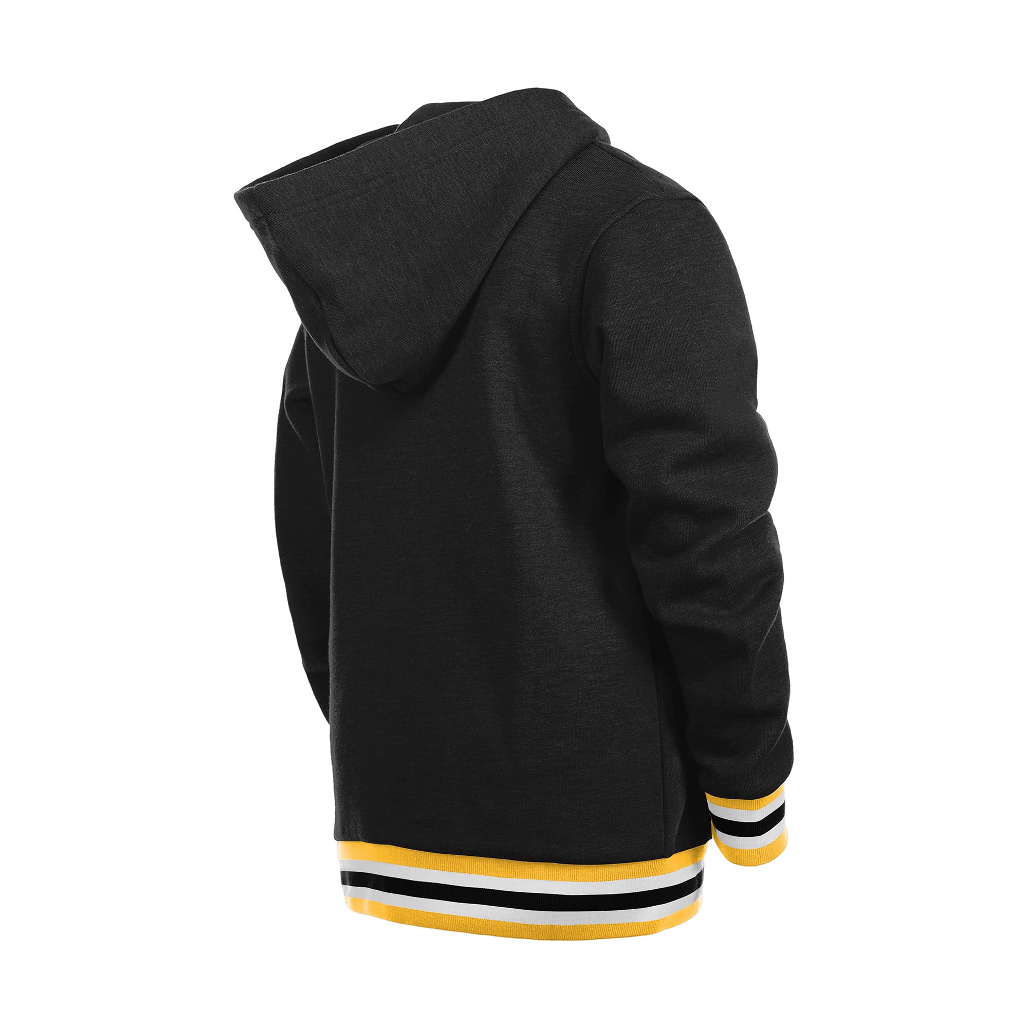 Youth New Era Black Pittsburgh Pirates Knit Trim Pullover Hoodie