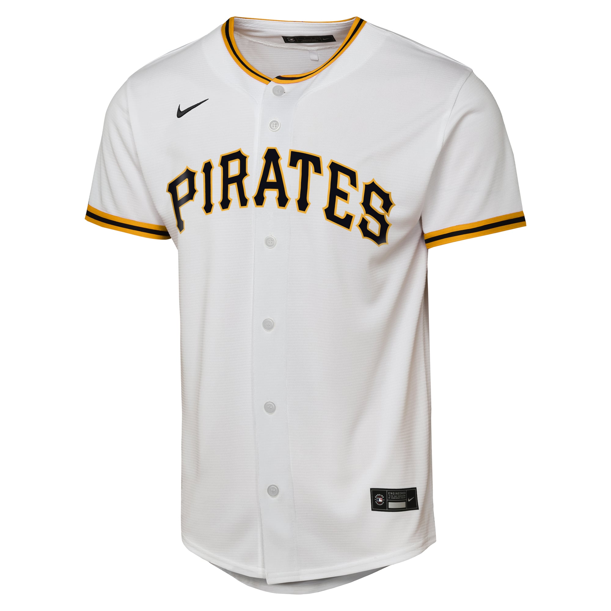 Maillot réplique domicile Nike Konnor Griffin blanc des Pirates de Pittsburgh pour jeunes